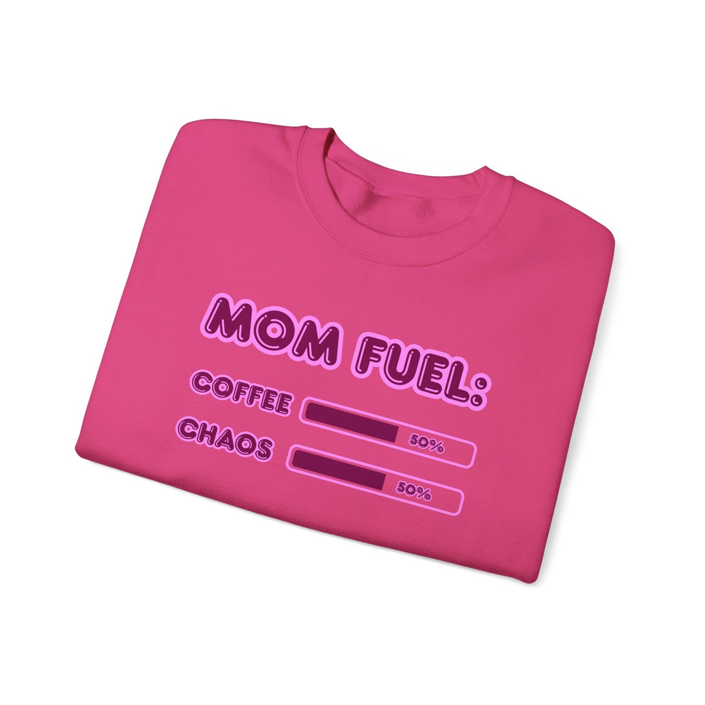 Mom Fuel Crewneck Sweatshirt - Comfortable and Fun Gift for Moms