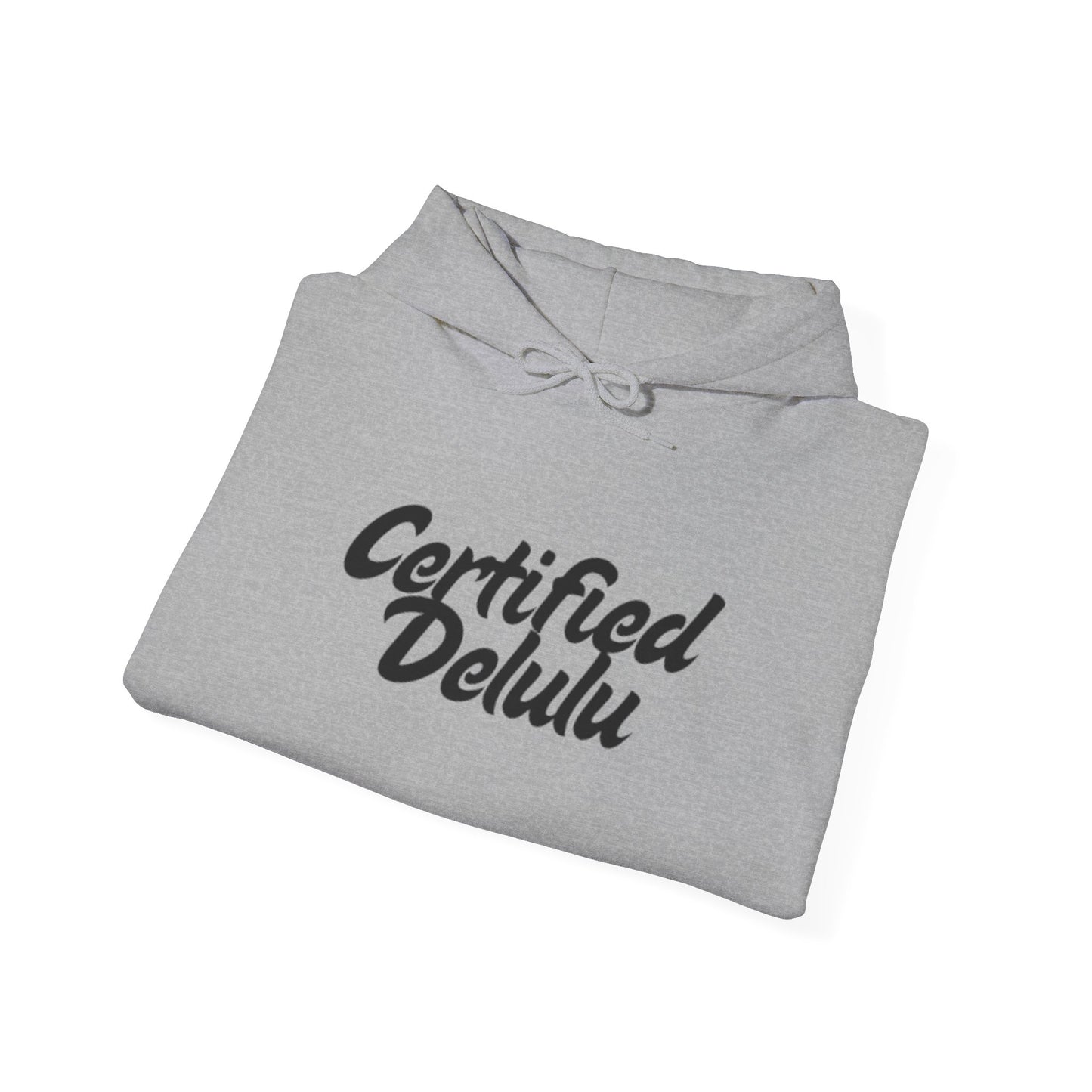 Certified Delulu Unisex Hoodie - Cozy Sweatshirt for Everyday Comfort