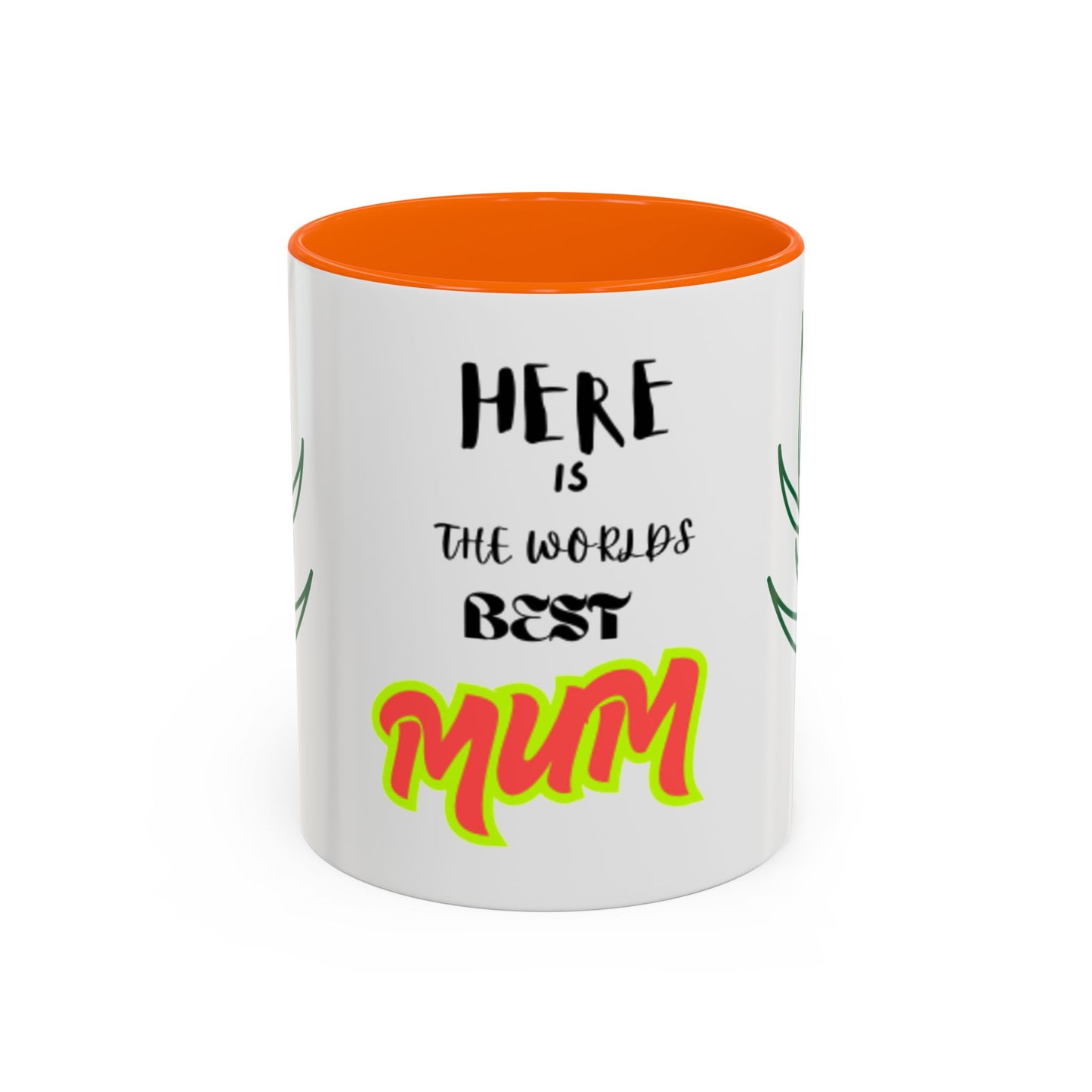 Best Mum Accent Coffee Mug | Perfect Gift for Mother's Day