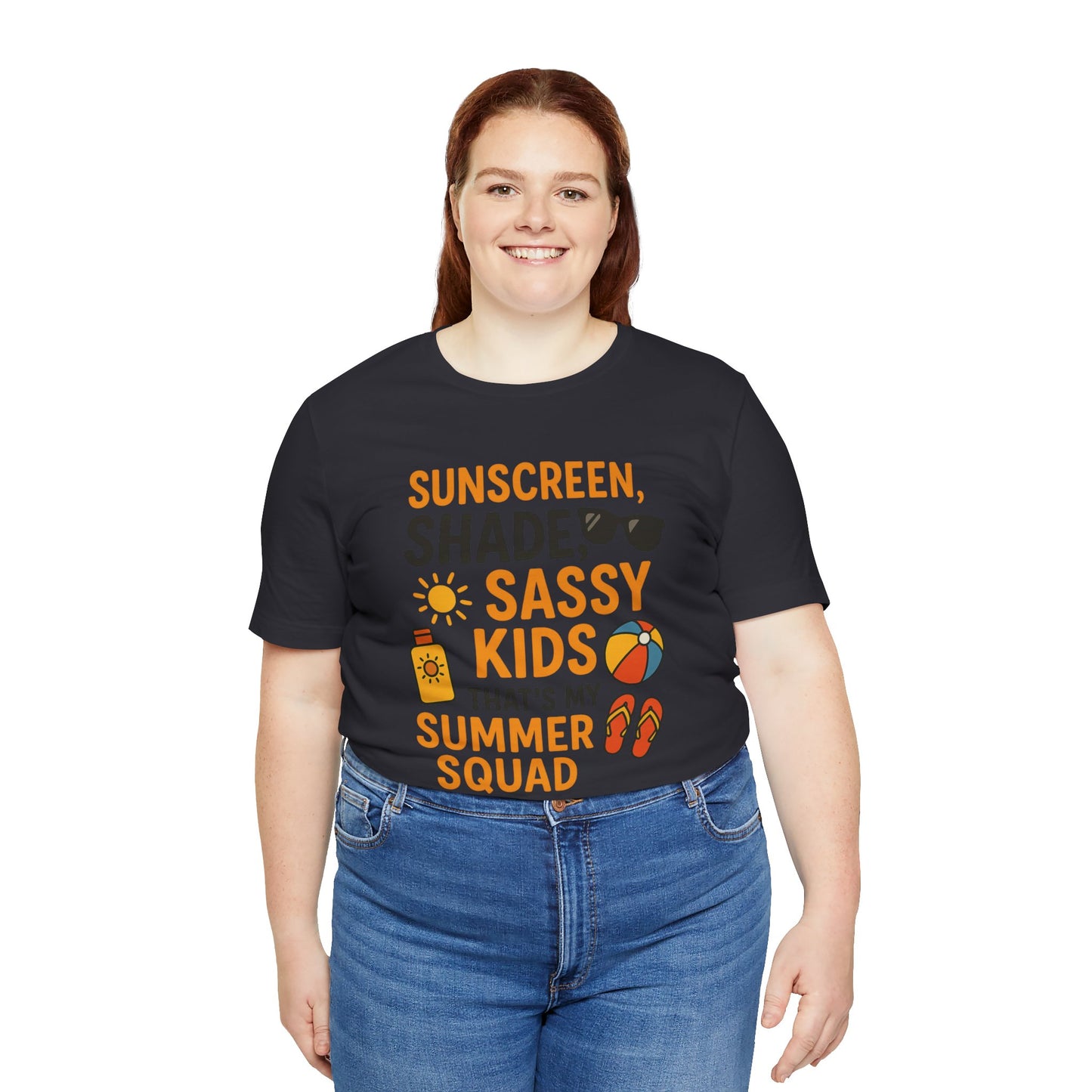 Sassy Summer Squad Tee - Fun Unisex T-Shirt for Family Outings, Beach Days, Summer Parties, Mom Gift, Kids Activity