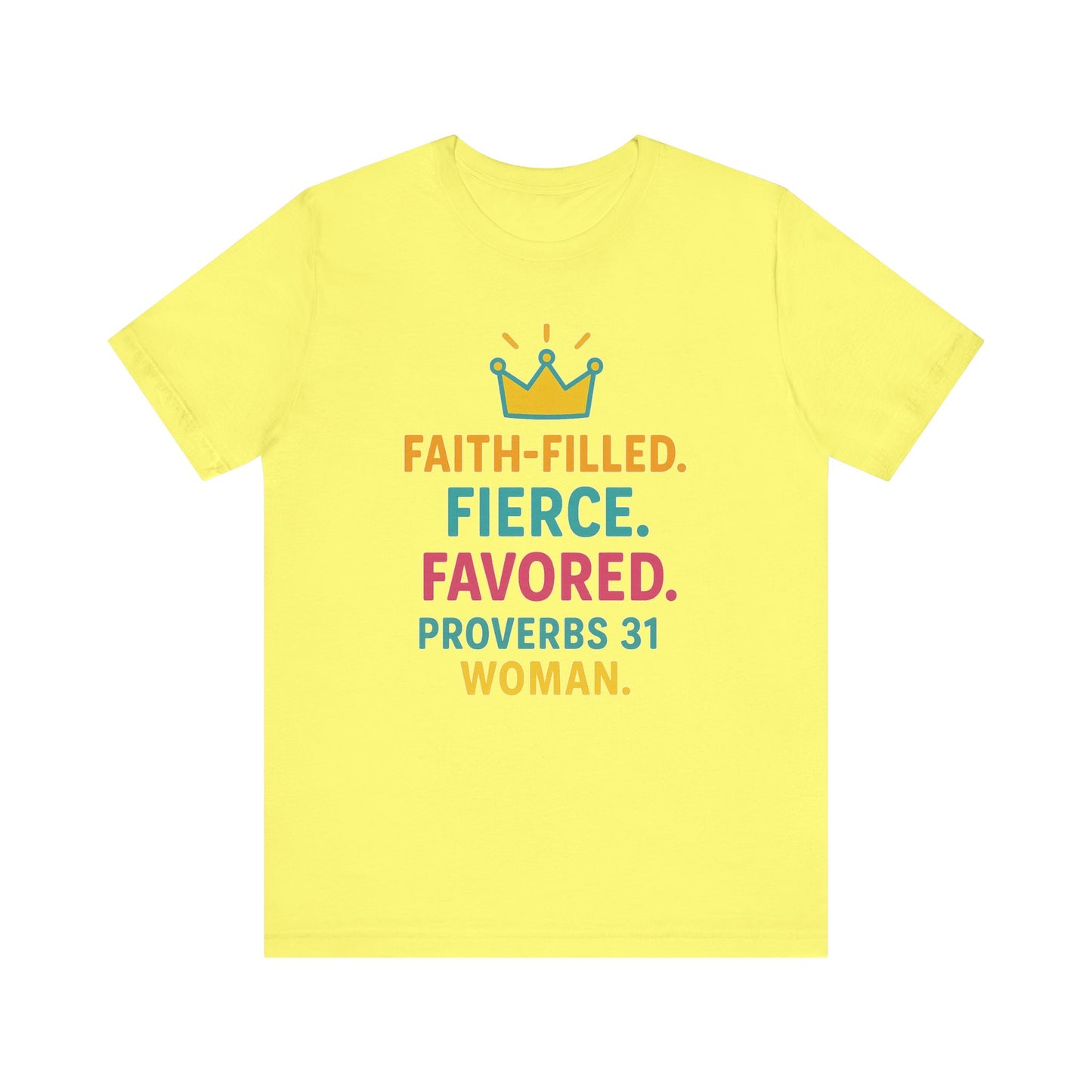 Faith-Filled Proverbs 31 Unisex Tee, Inspirational T-Shirt, Christian Apparel, Faith-Based Gifts, Motivational Top