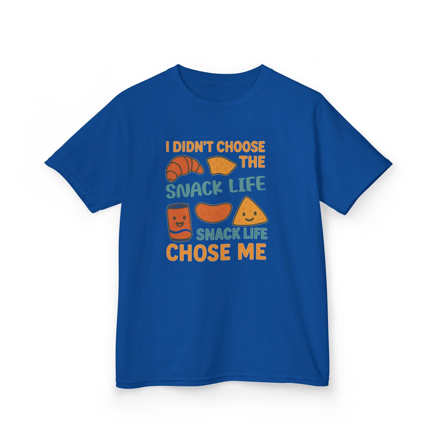 Snack Life Kids Tee, Funny Kids T-Shirt, Snack Lover Shirt, Birthday Gift for Kids, Cute Food Tee