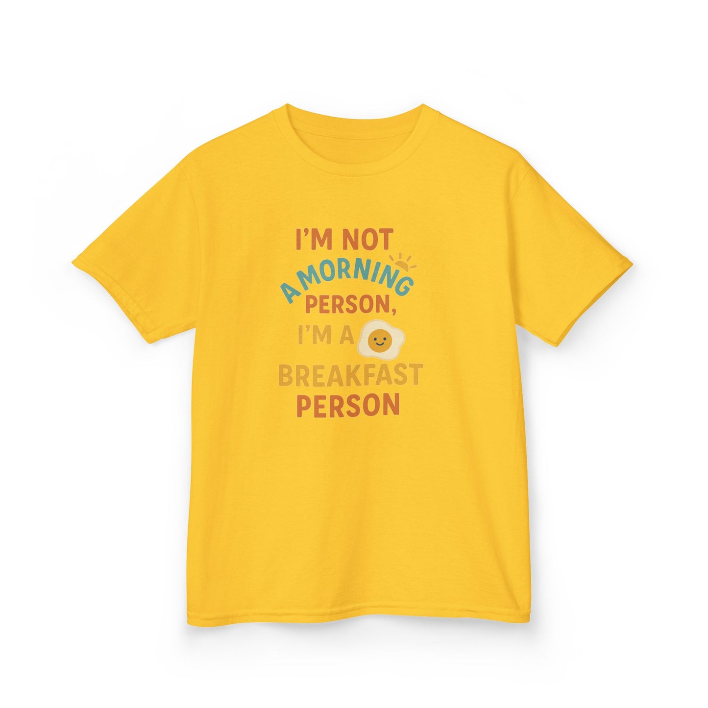 Funny Breakfast Kids Tee for Little Food Lovers, Kid's Cotton Shirt, Morning Humor Tee, Gift for Foodie Kids, Cute Toddler Outfit