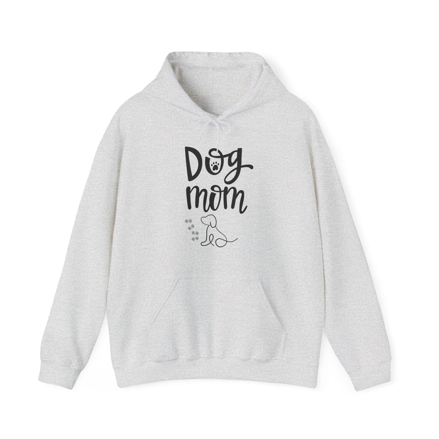 Dog Mom Hooded Sweatshirt, Cute Dog Lover Gift, Pet Owner Apparel, Cozy Sweatshirt for Dog Lovers, Animal Lover Hoodie