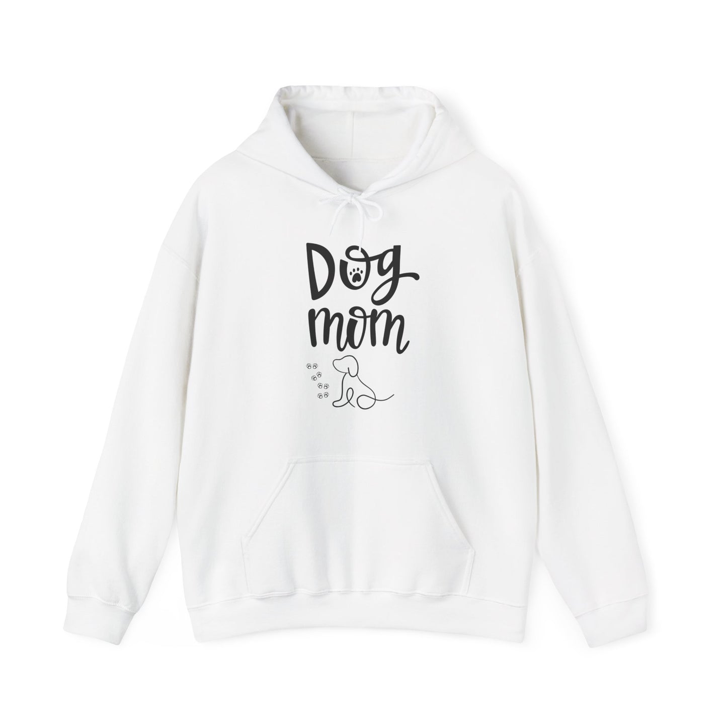 Dog Mom Hooded Sweatshirt, Cute Dog Lover Gift, Pet Owner Apparel, Cozy Sweatshirt for Dog Lovers, Animal Lover Hoodie