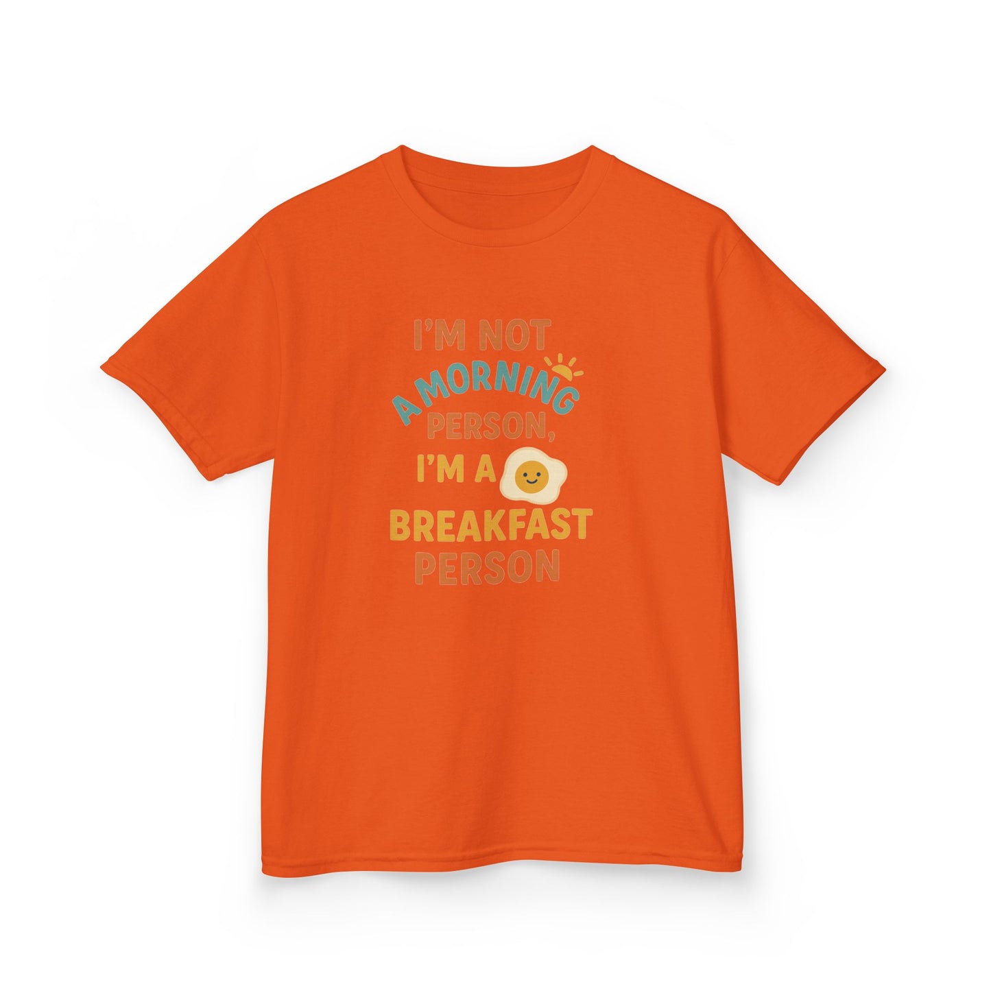 Funny Breakfast Kids Tee for Little Food Lovers, Kid's Cotton Shirt, Morning Humor Tee, Gift for Foodie Kids, Cute Toddler Outfit