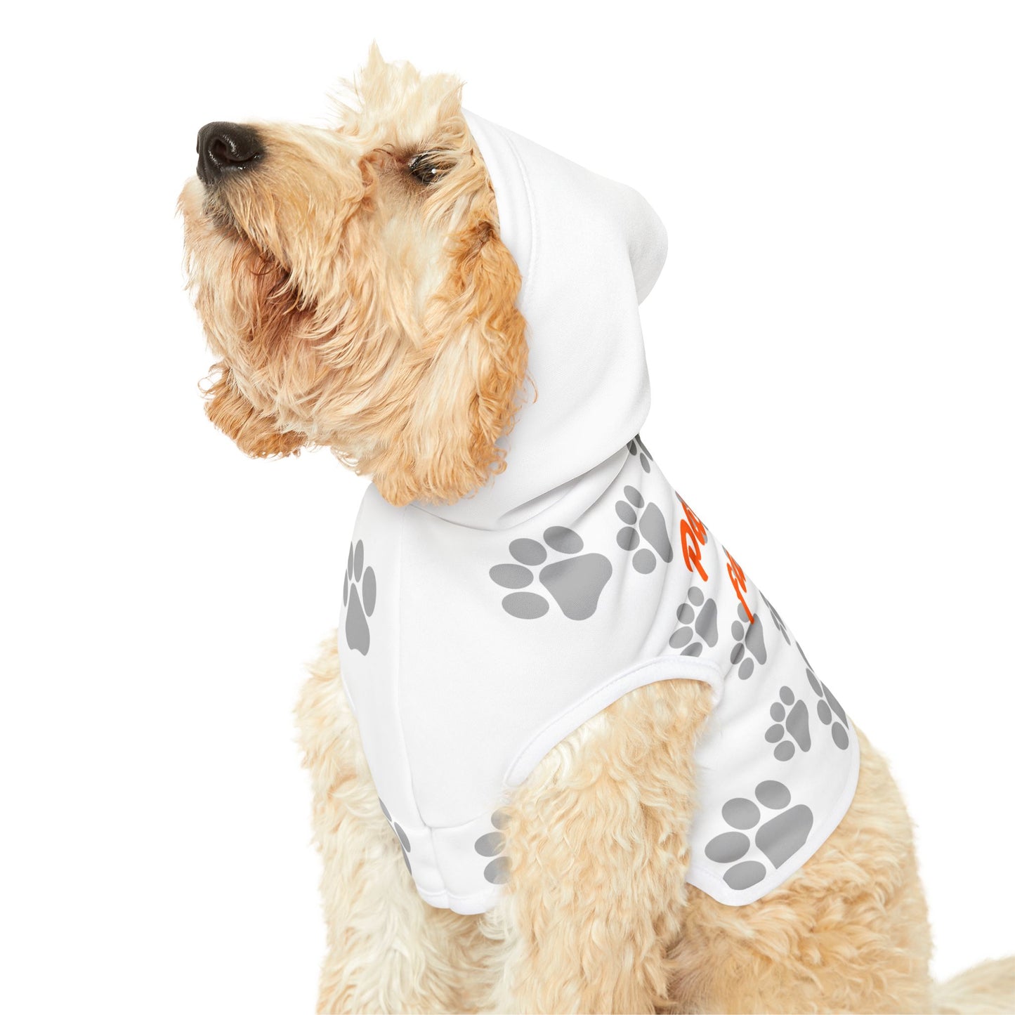 Fabulous Paw Print Pet Hoodie - Cozy & Stylish Dog or Cat Apparel