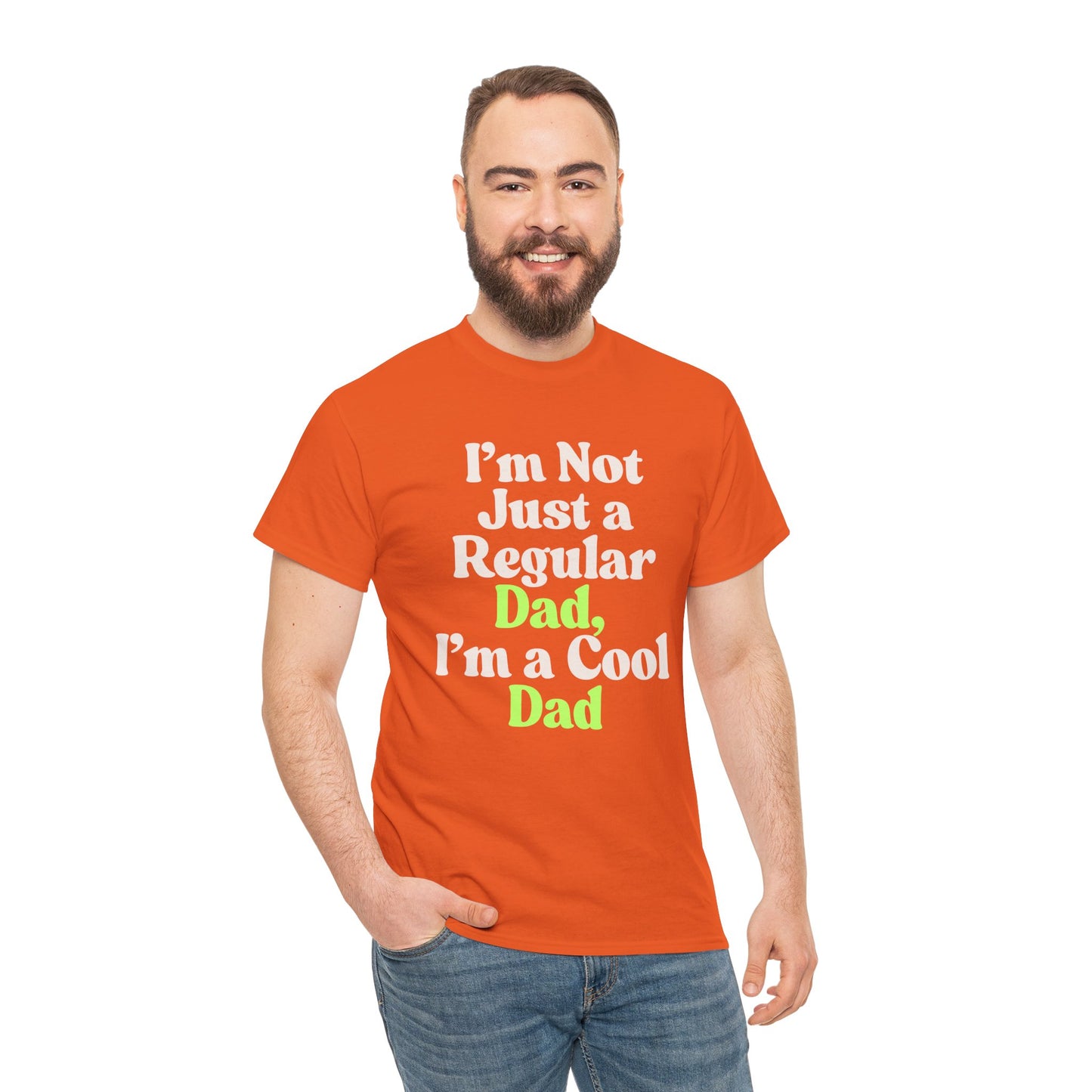Cool Dad Unisex Heavy Cotton Tee | Funny Dad T-Shirt, Father's Day Gift, Casual Wear, Family Gathering, Gift for Him