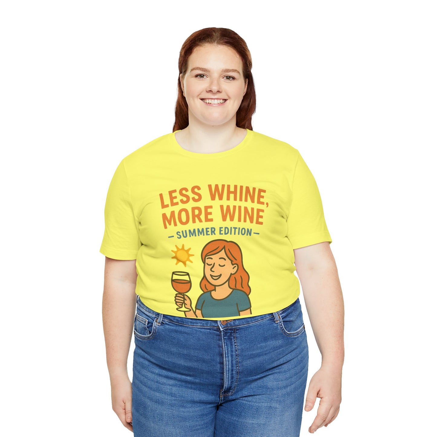 Less Whine, More Wine Tee | Fun Unisex Summer Shirt, Vintage Wine Lover Gift, Relaxed Fit Graphic Tee, Casual Wear, Party Outfit