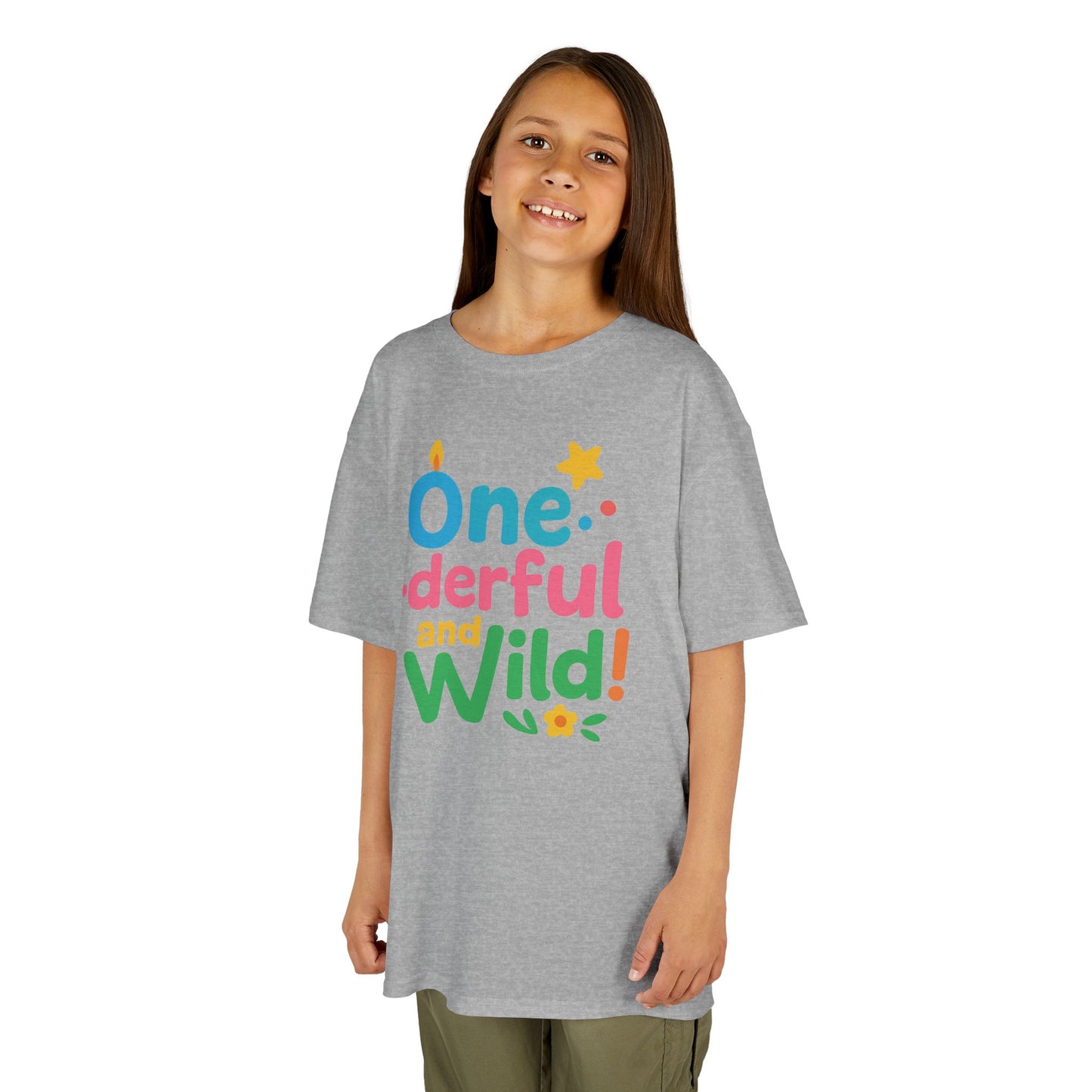 One-derful and Wild Kids Tee, Fun Birthday Gift, Toddler T-Shirt, Playful Cotton Shirt, Colorful Kids Apparel