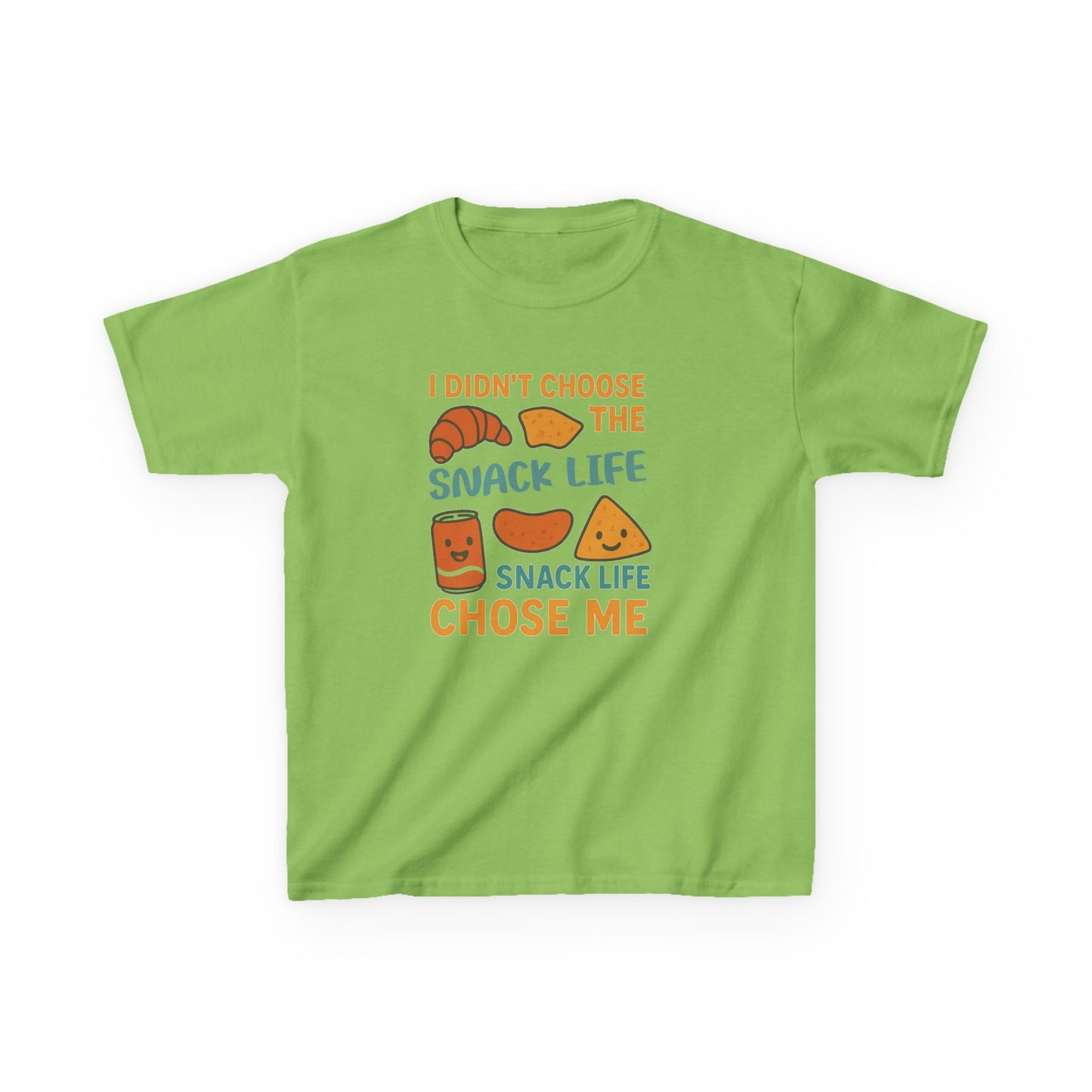 Snack Life Kids Tee, Funny Kids T-Shirt, Snack Lover Shirt, Birthday Gift for Kids, Cute Food Tee