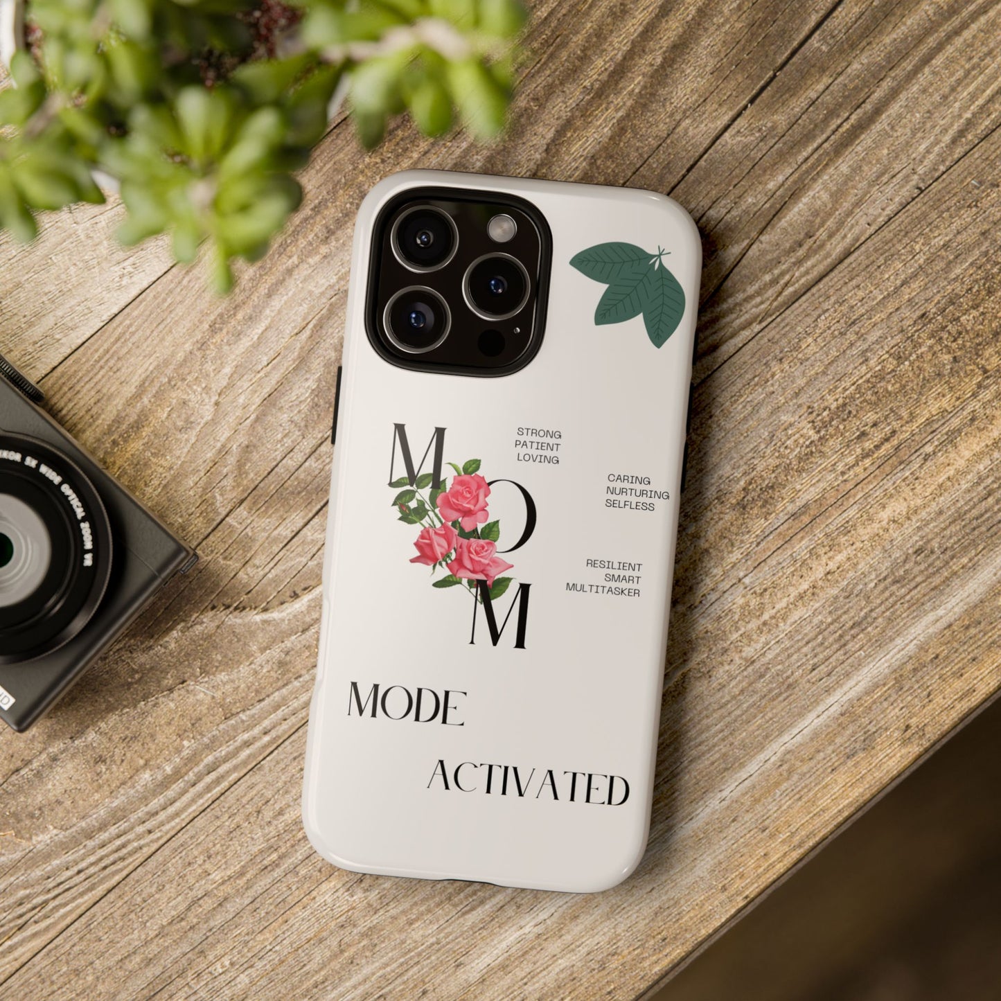 Personalized Phone Case for Moms | Mode Activated | Gift for Mother's Day, Birthday, Resilient, Loving, Durable