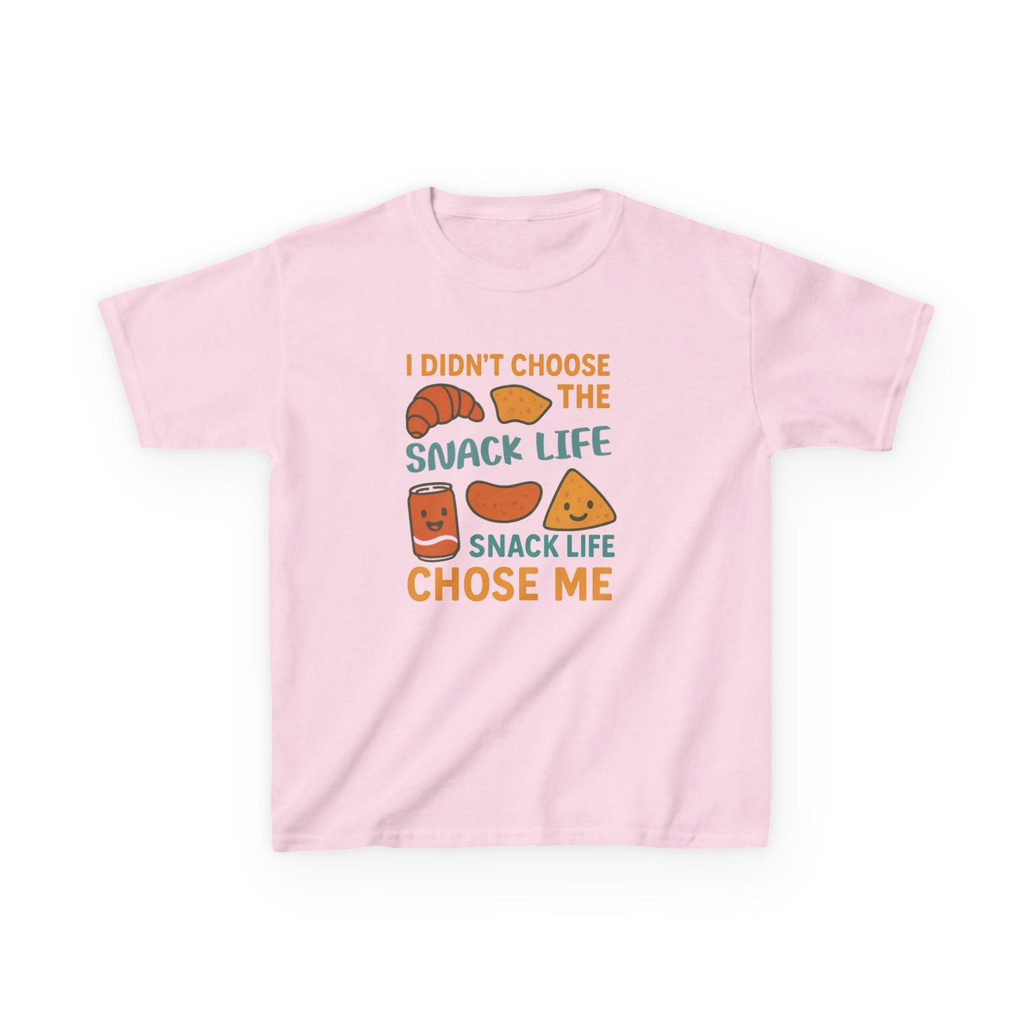 Snack Life Kids Tee, Funny Kids T-Shirt, Snack Lover Shirt, Birthday Gift for Kids, Cute Food Tee