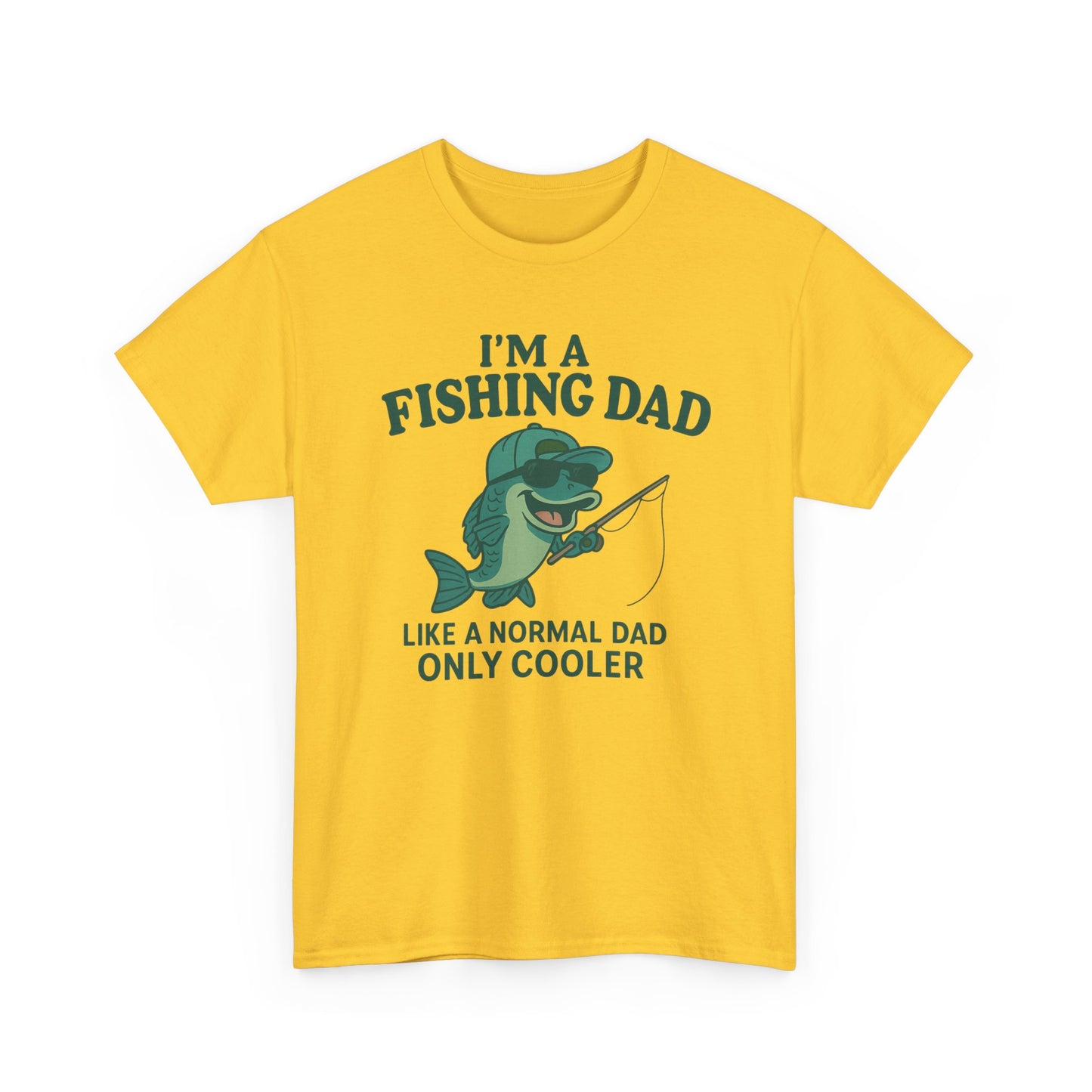 Fishing Dad Humor Tee - Perfect Gift for Father's Day, Fishing Enthusiasts, Casual Wear, Family Gatherings, Summer Fun