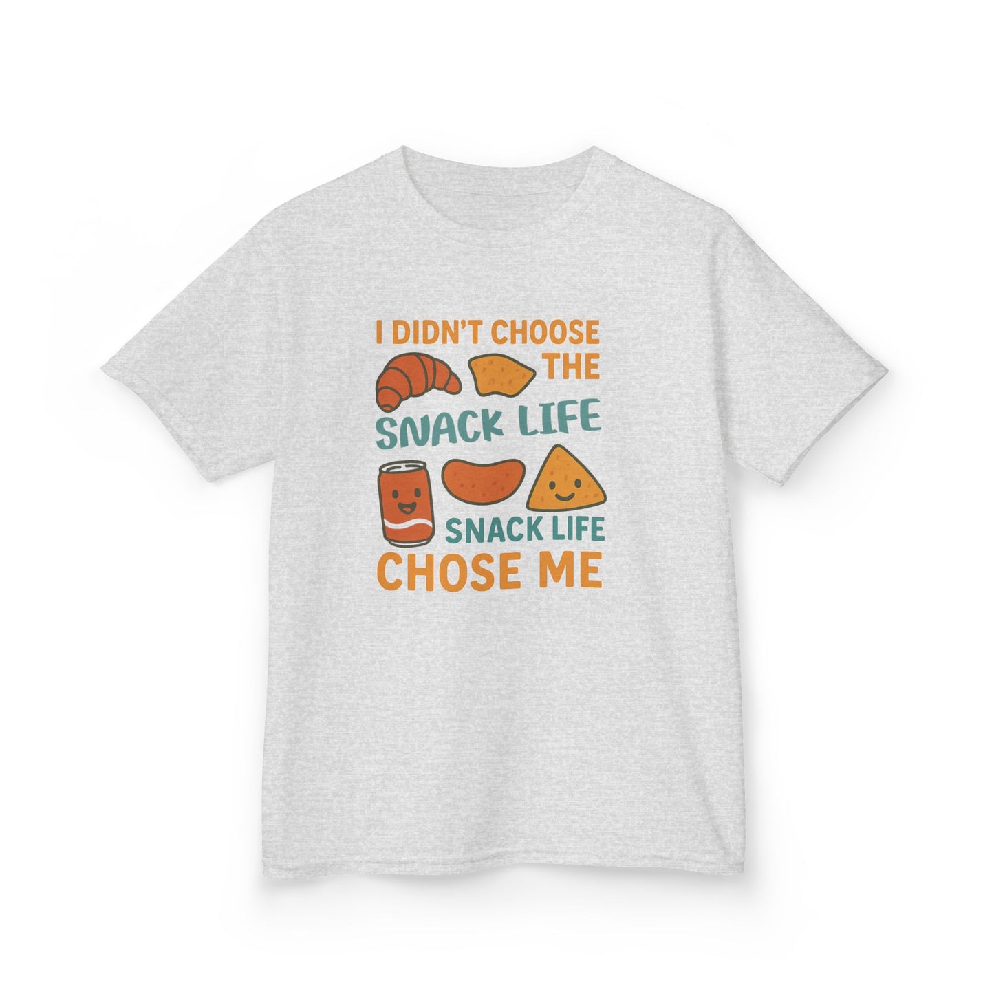 Snack Life Kids Tee, Funny Kids T-Shirt, Snack Lover Shirt, Birthday Gift for Kids, Cute Food Tee