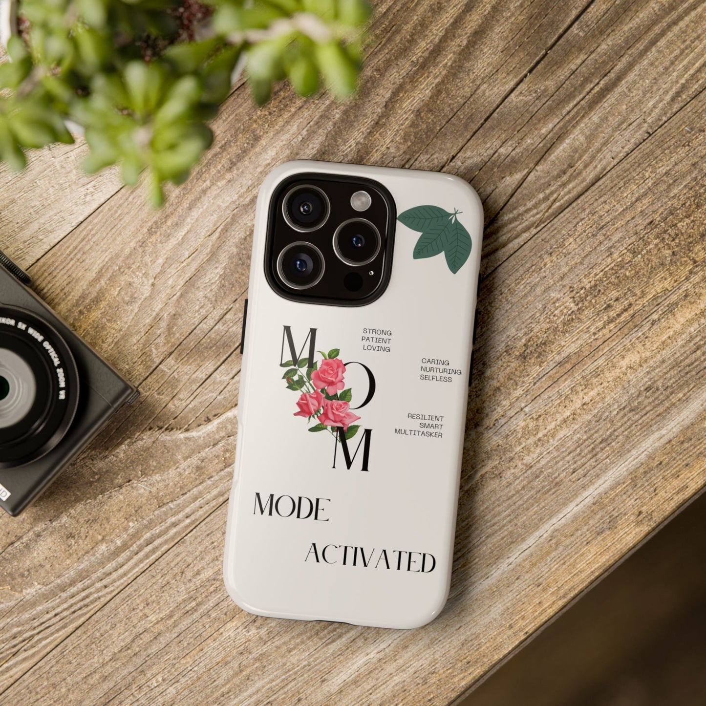 Personalized Phone Case for Moms | Mode Activated | Gift for Mother's Day, Birthday, Resilient, Loving, Durable