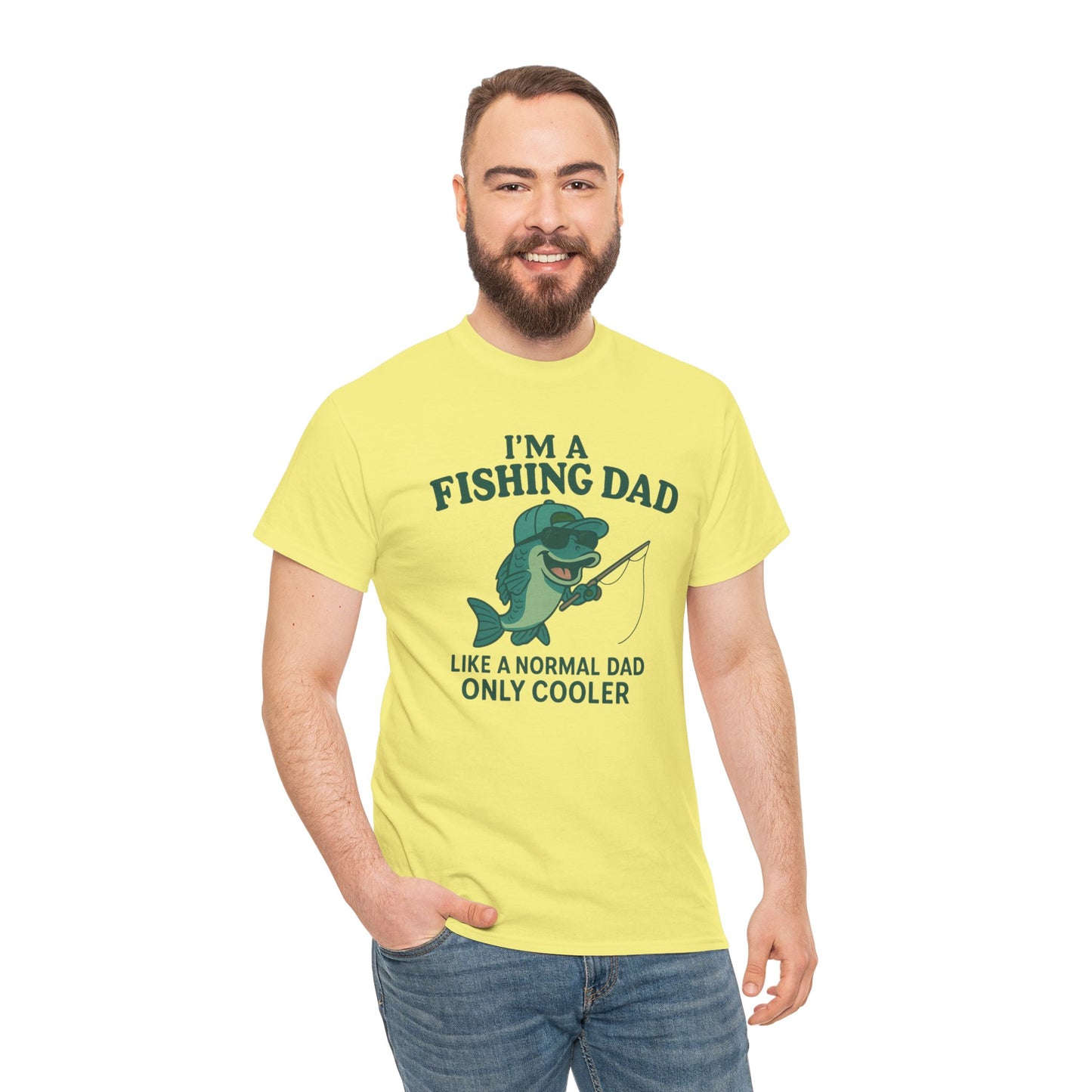 Fishing Dad Humor Tee - Perfect Gift for Father's Day, Fishing Enthusiasts, Casual Wear, Family Gatherings, Summer Fun