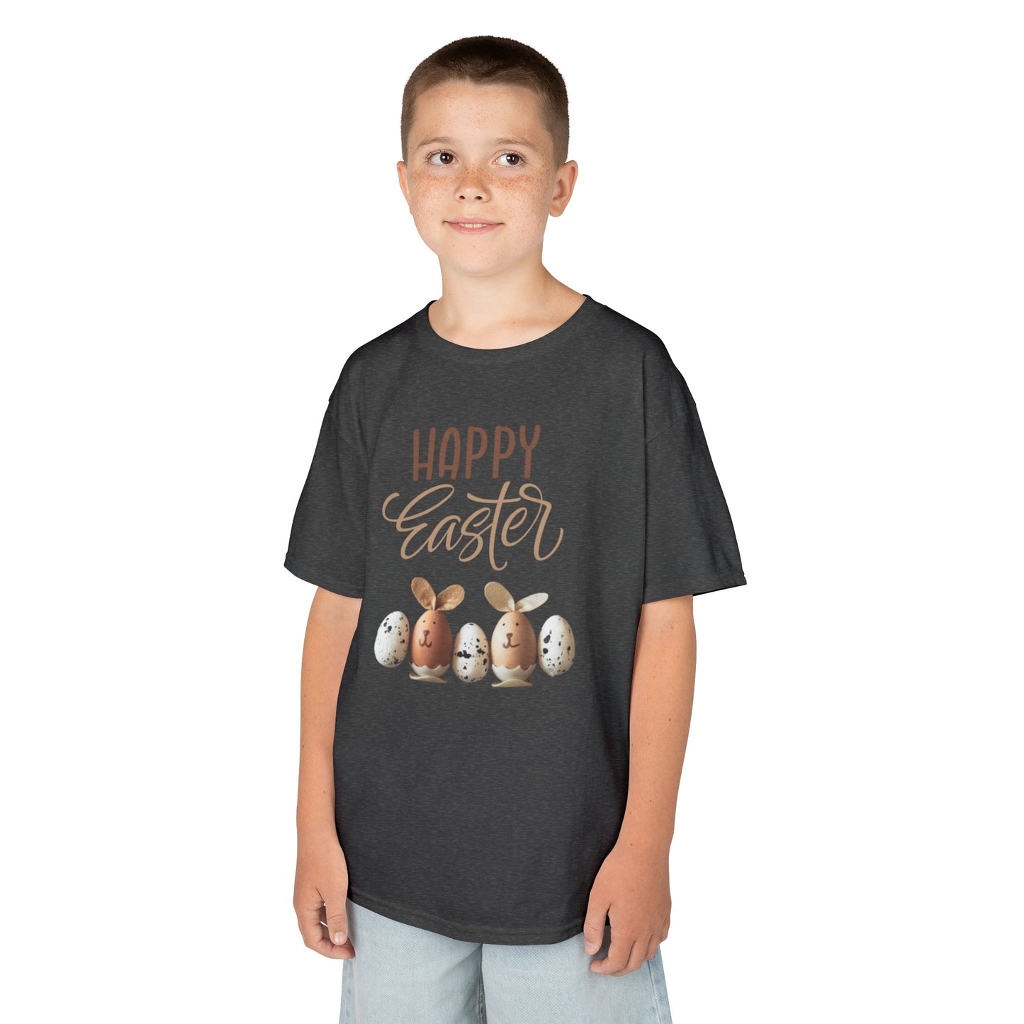 Happy Easter Kids Heavy Cotton Tee