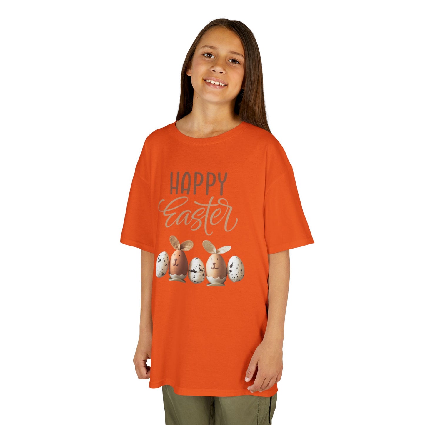 Happy Easter Kids Heavy Cotton Tee