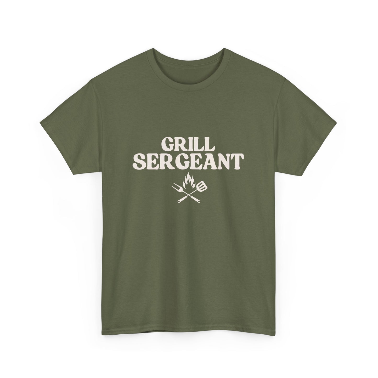 Unisex Cotton Tee - Grill Sergeant, Funny BBQ Shirt, Father's Day Gift, Cookout Apparel, Summer Party Wear, Casual T-Shirt