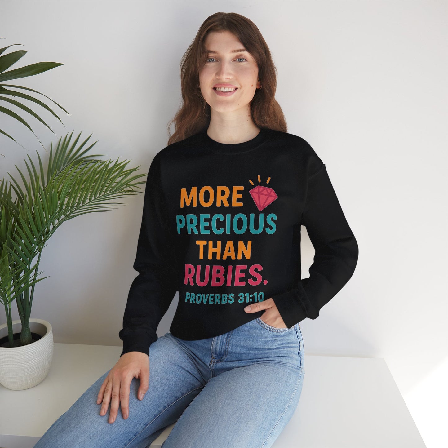 Inspirational Proverbs Sweatshirt | Cozy Crewneck | Gifts for Friends, Bible Verse Apparel, Faith Fashion, Unisex Clothing