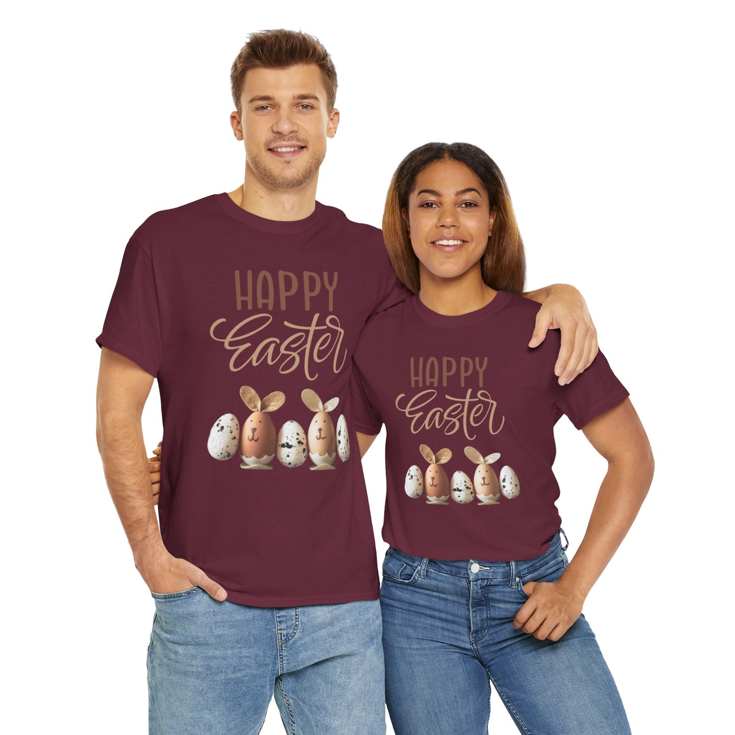 Happy Easter Unisex Heavy Cotton Tee