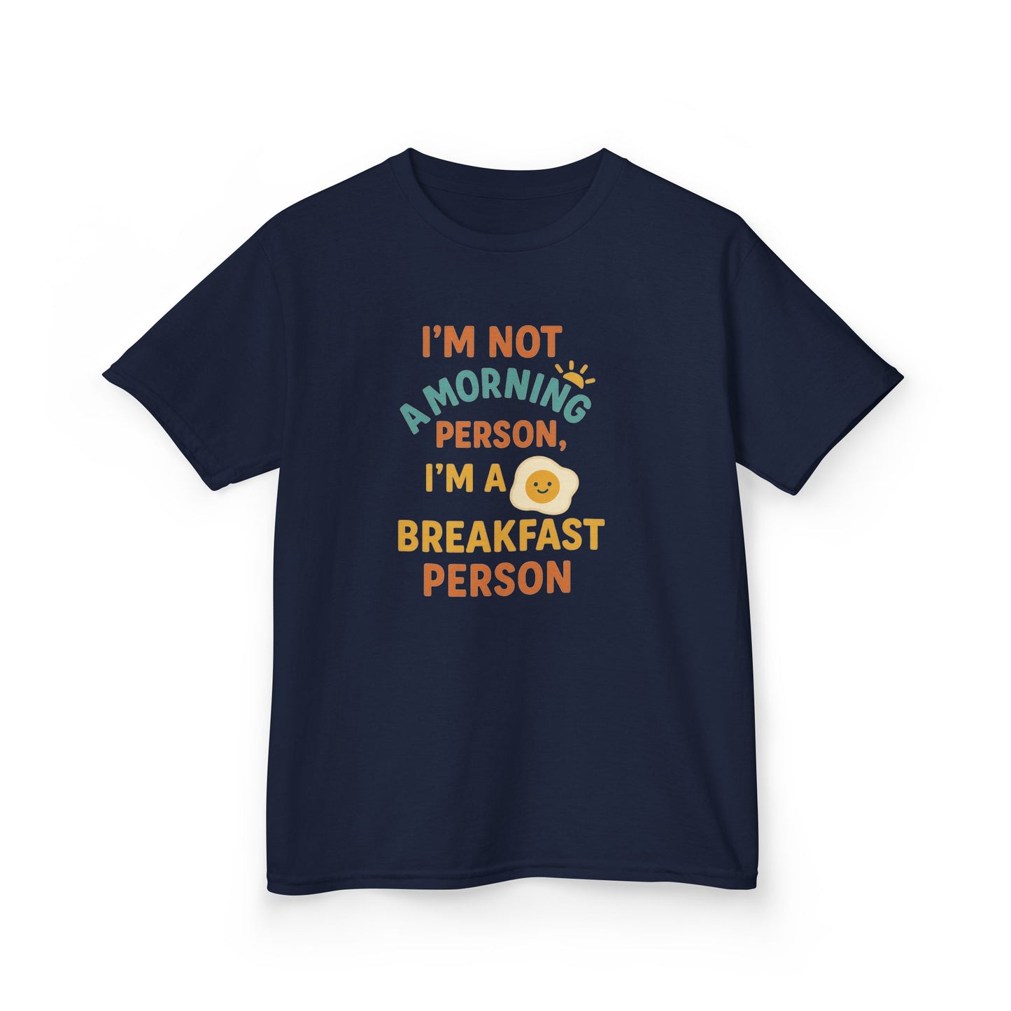 Funny Breakfast Kids Tee for Little Food Lovers, Kid's Cotton Shirt, Morning Humor Tee, Gift for Foodie Kids, Cute Toddler Outfit