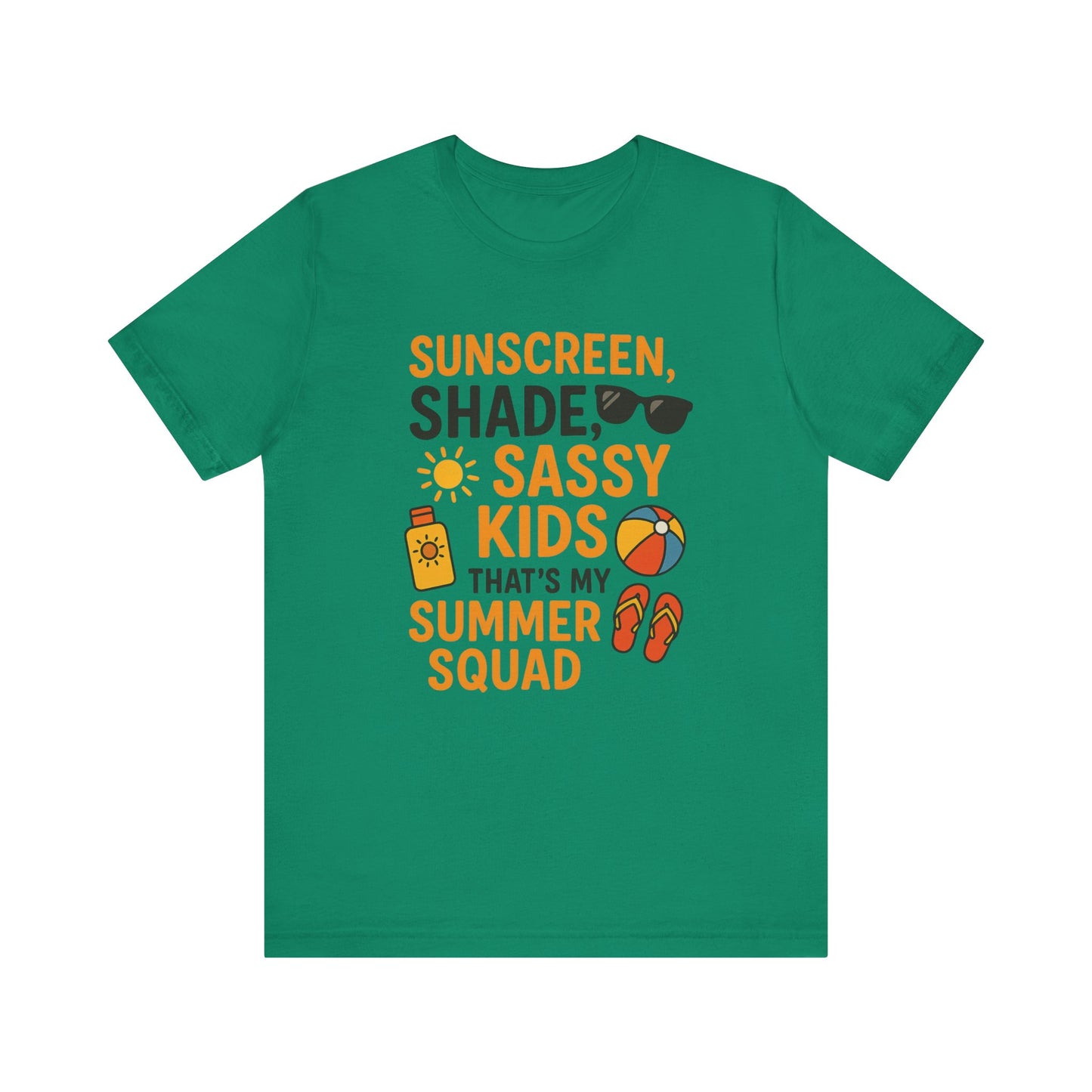 Sassy Summer Squad Tee - Fun Unisex T-Shirt for Family Outings, Beach Days, Summer Parties, Mom Gift, Kids Activity