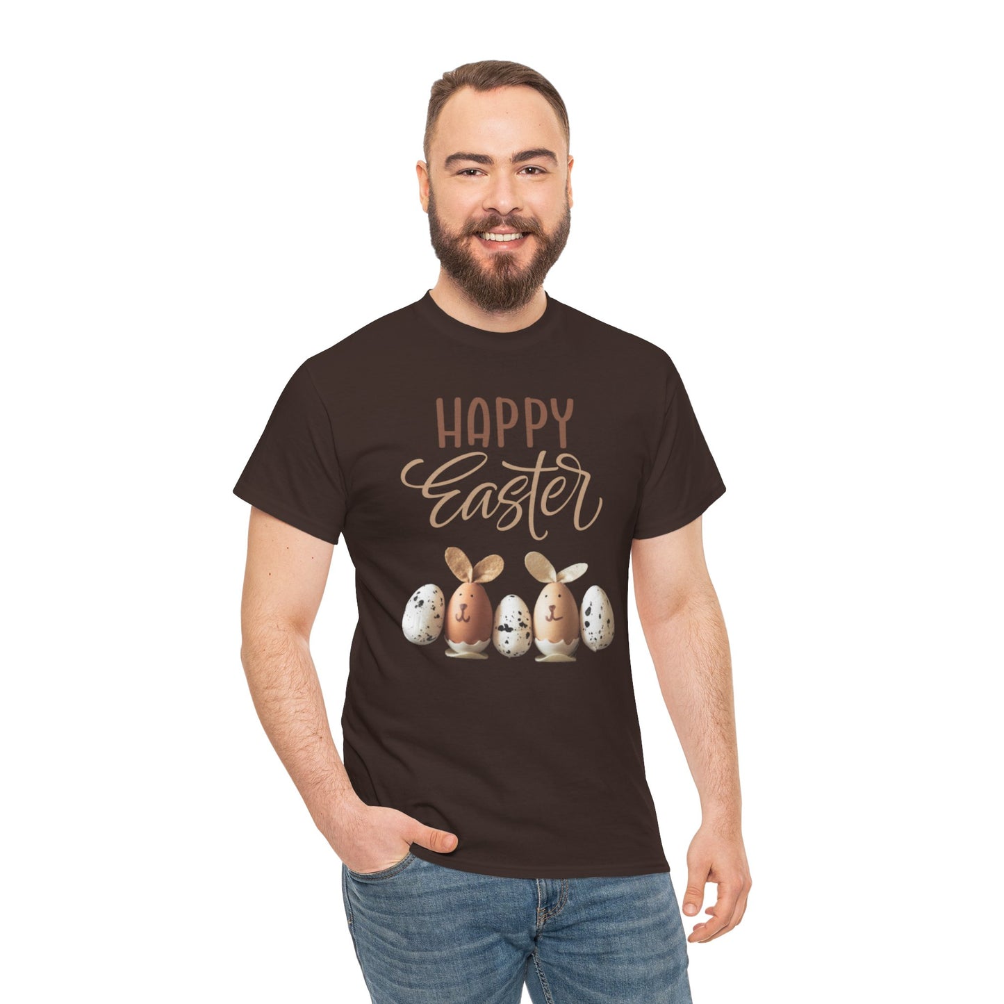 Happy Easter Unisex Heavy Cotton Tee