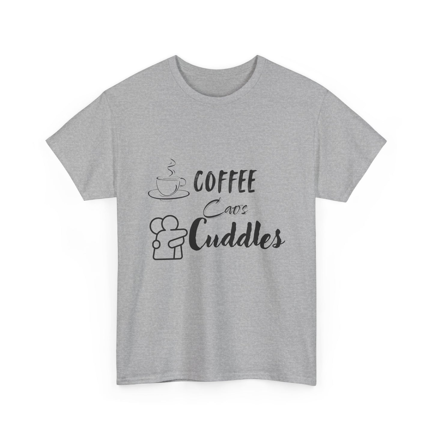 Coffee Cuddles Unisex Heavy Cotton Tee- Men