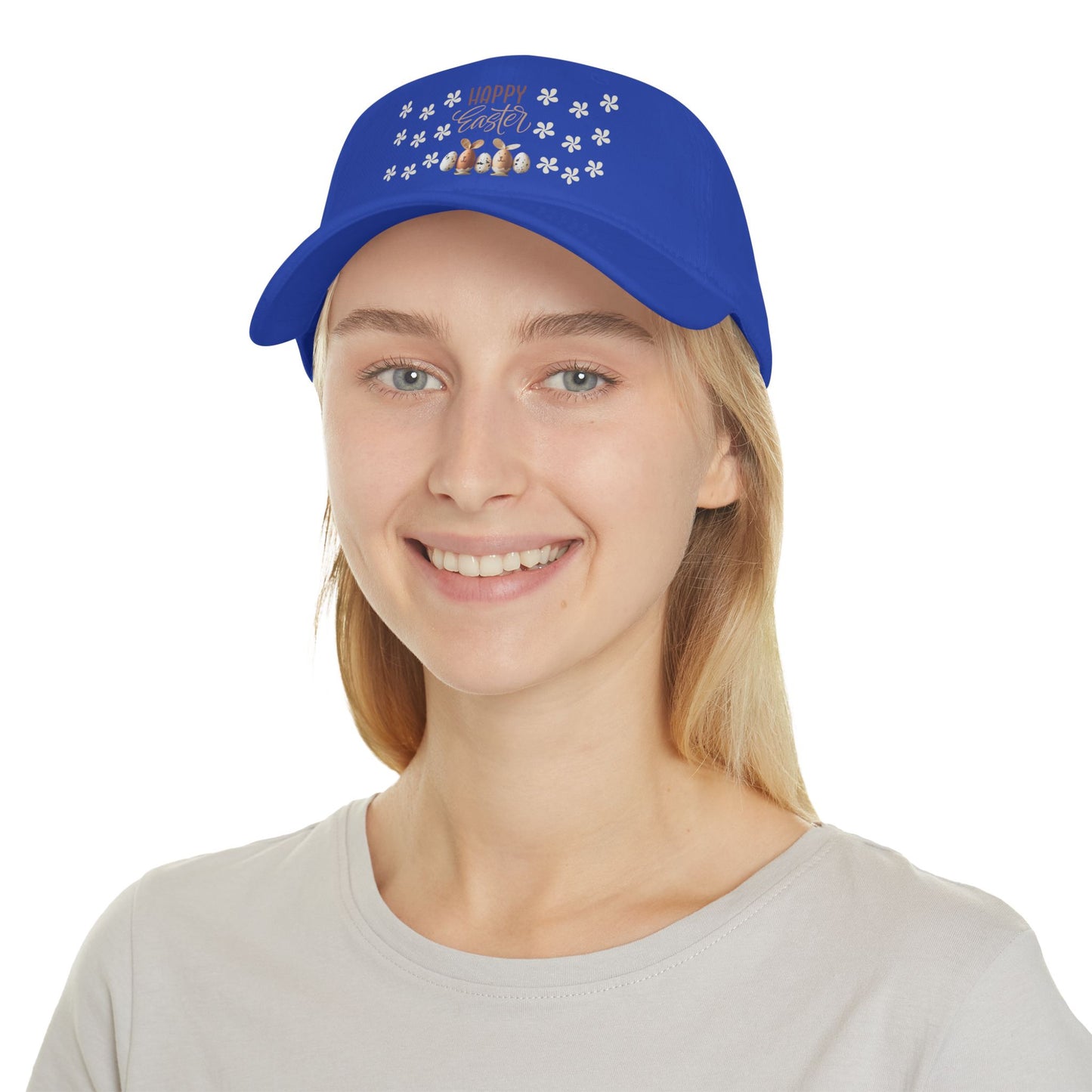 Happy Easter Low Profile Baseball Cap - Festive Spring Accessory