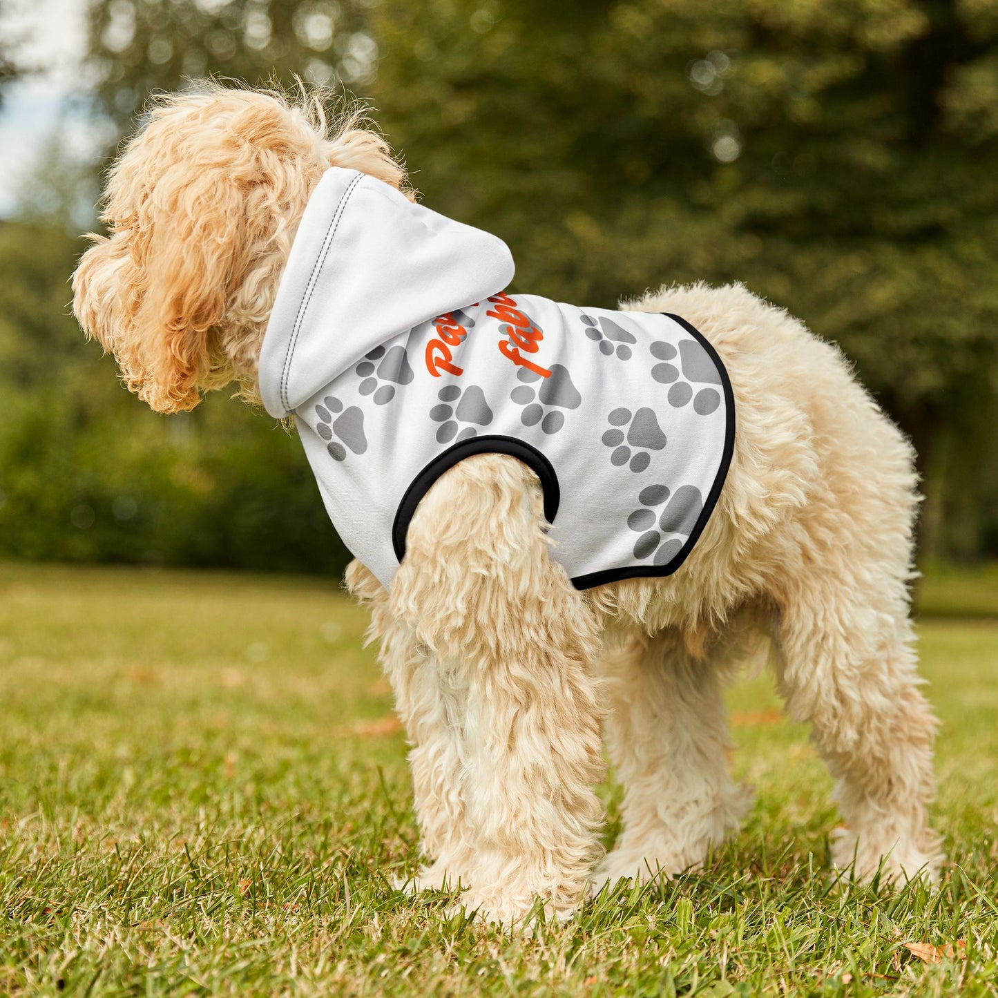 Fabulous Paw Print Pet Hoodie - Cozy & Stylish Dog or Cat Apparel