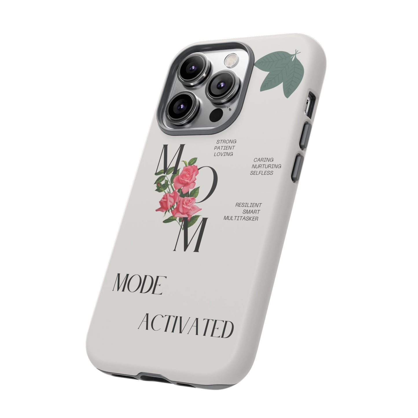 Personalized Phone Case for Moms | Mode Activated | Gift for Mother's Day, Birthday, Resilient, Loving, Durable