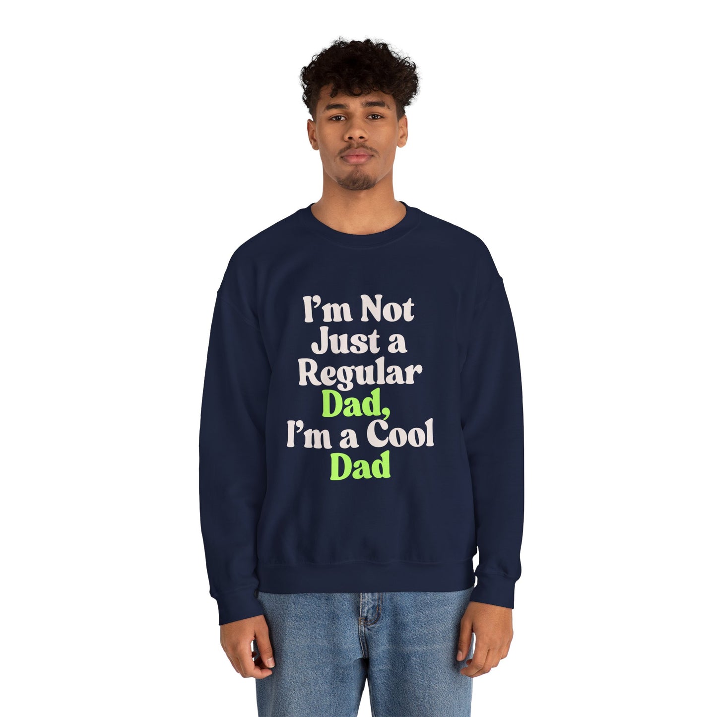 Cool Dad Crewneck Sweatshirt | Unisex Gift for Father's Day, Dad's Birthday, Casual Wear, Funny Gifts for Dads, Relaxed Fit
