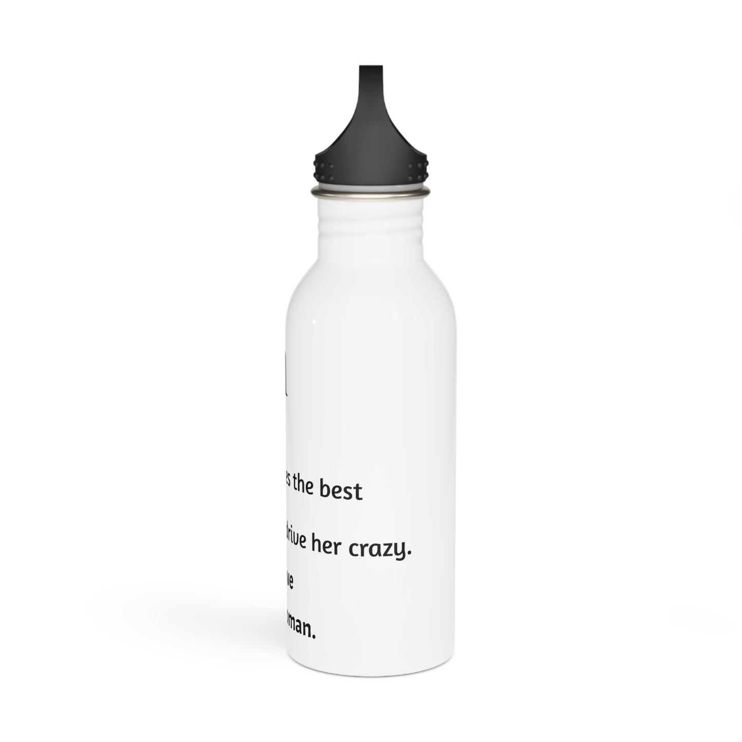 Mom Motto Stainless Steel Water Bottle | Gift for Mom, Mother's Day, Eco-Friendly, Moms on the Go, Hydration, Superwoman