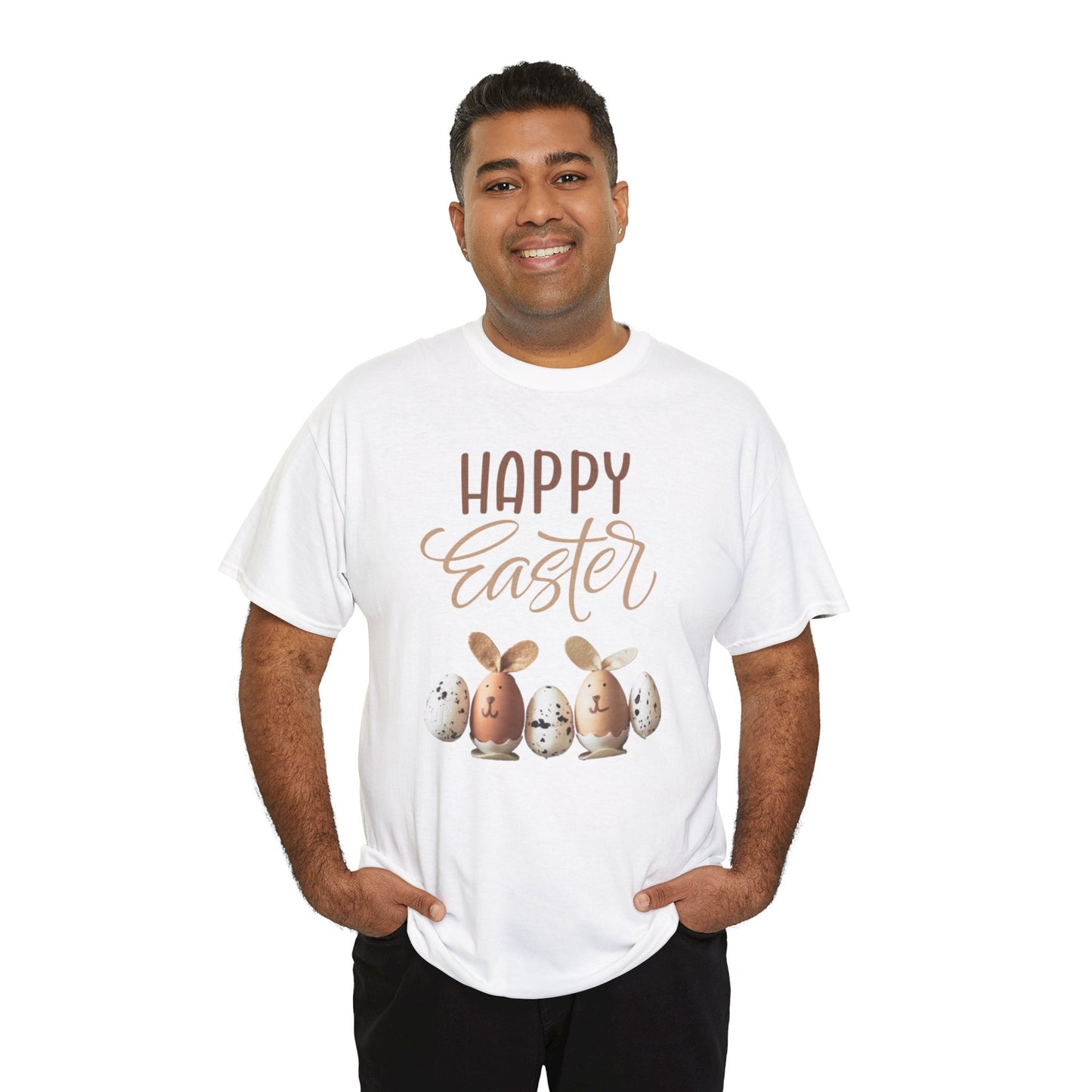 Happy Easter Unisex Heavy Cotton Tee