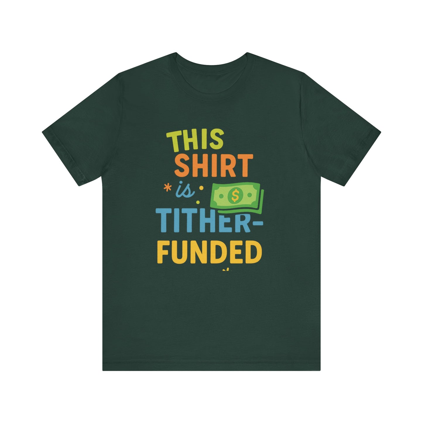 T-Shirt with Fun Funding Design, Humor Tee for Casual Wear, Unique Gift for Gamers, Great for Birthdays and Events, Playful and Stylish