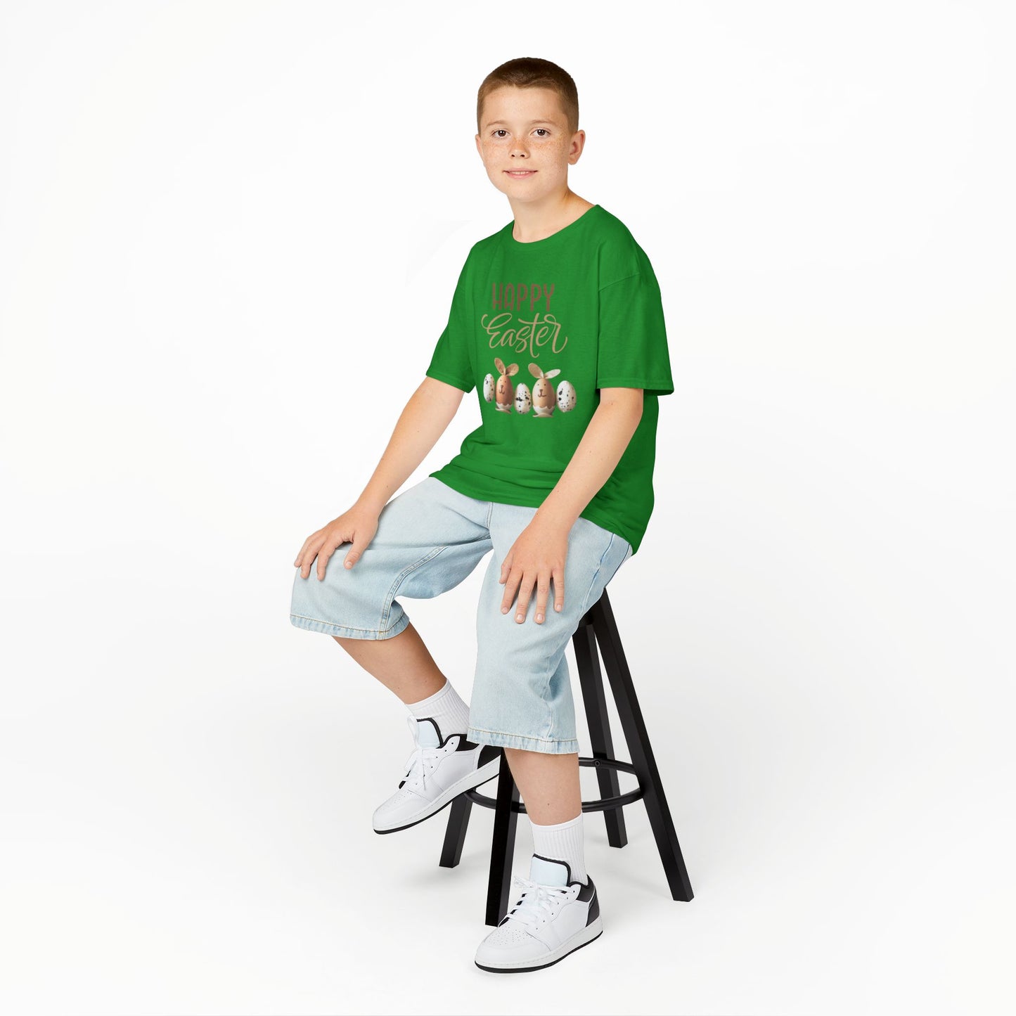 Happy Easter Kids Heavy Cotton Tee