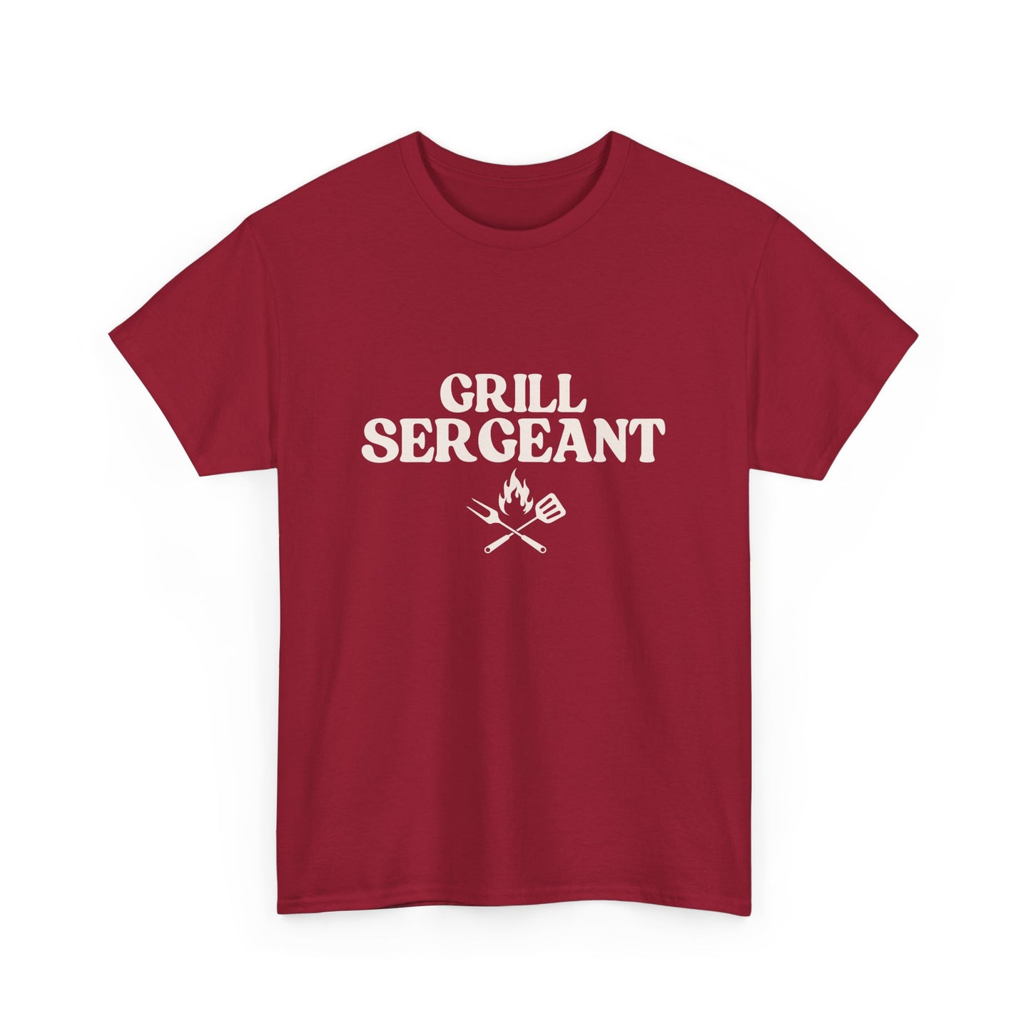 Unisex Cotton Tee - Grill Sergeant, Funny BBQ Shirt, Father's Day Gift, Cookout Apparel, Summer Party Wear, Casual T-Shirt