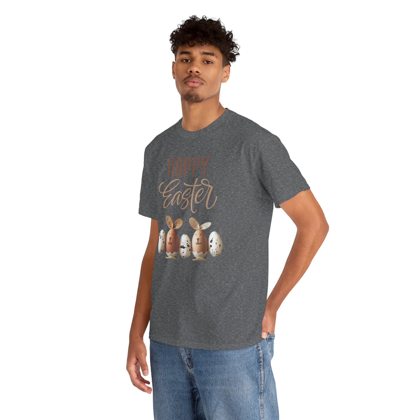 Happy Easter Unisex Heavy Cotton Tee