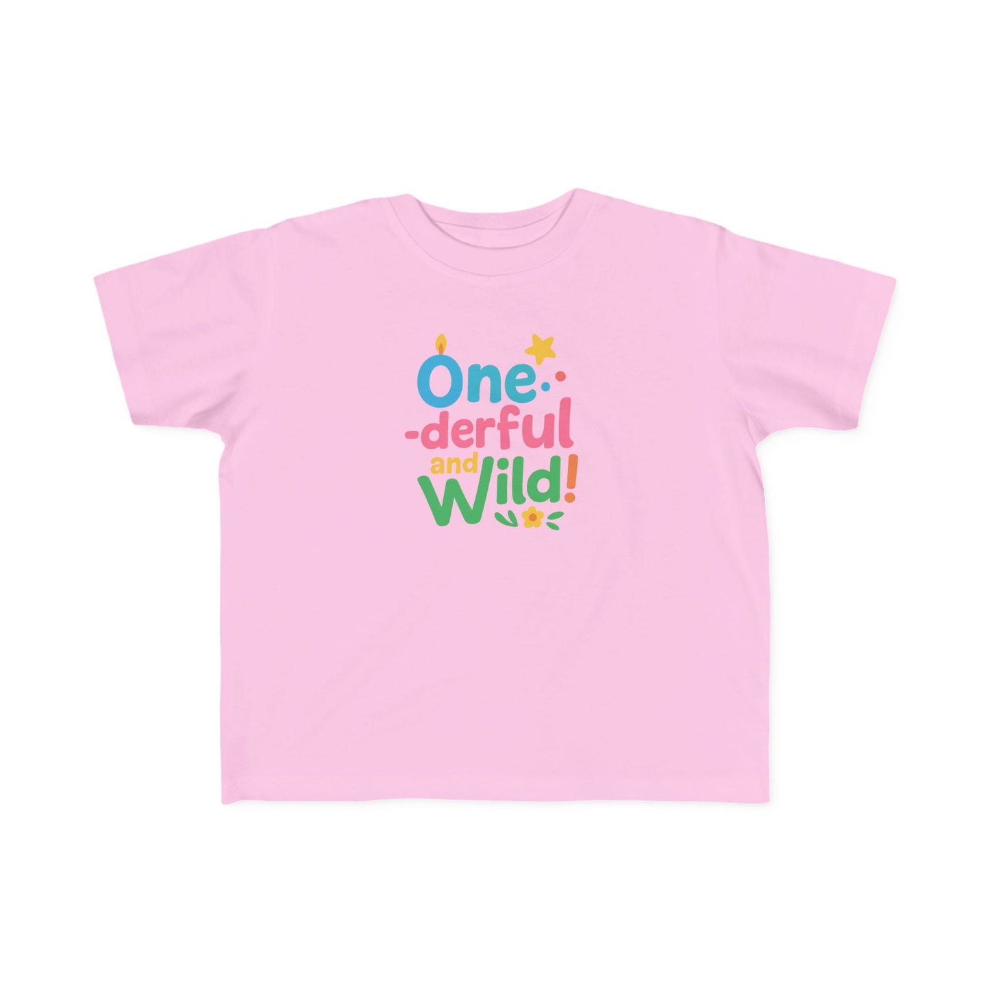One-derful Wild Toddler Tee | Cute Kids T-Shirt for Birthday, Playdates, Gifts, Everyday Wear, Colorful Fun
