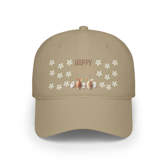 Happy Easter Low Profile Baseball Cap - Festive Spring Accessory
