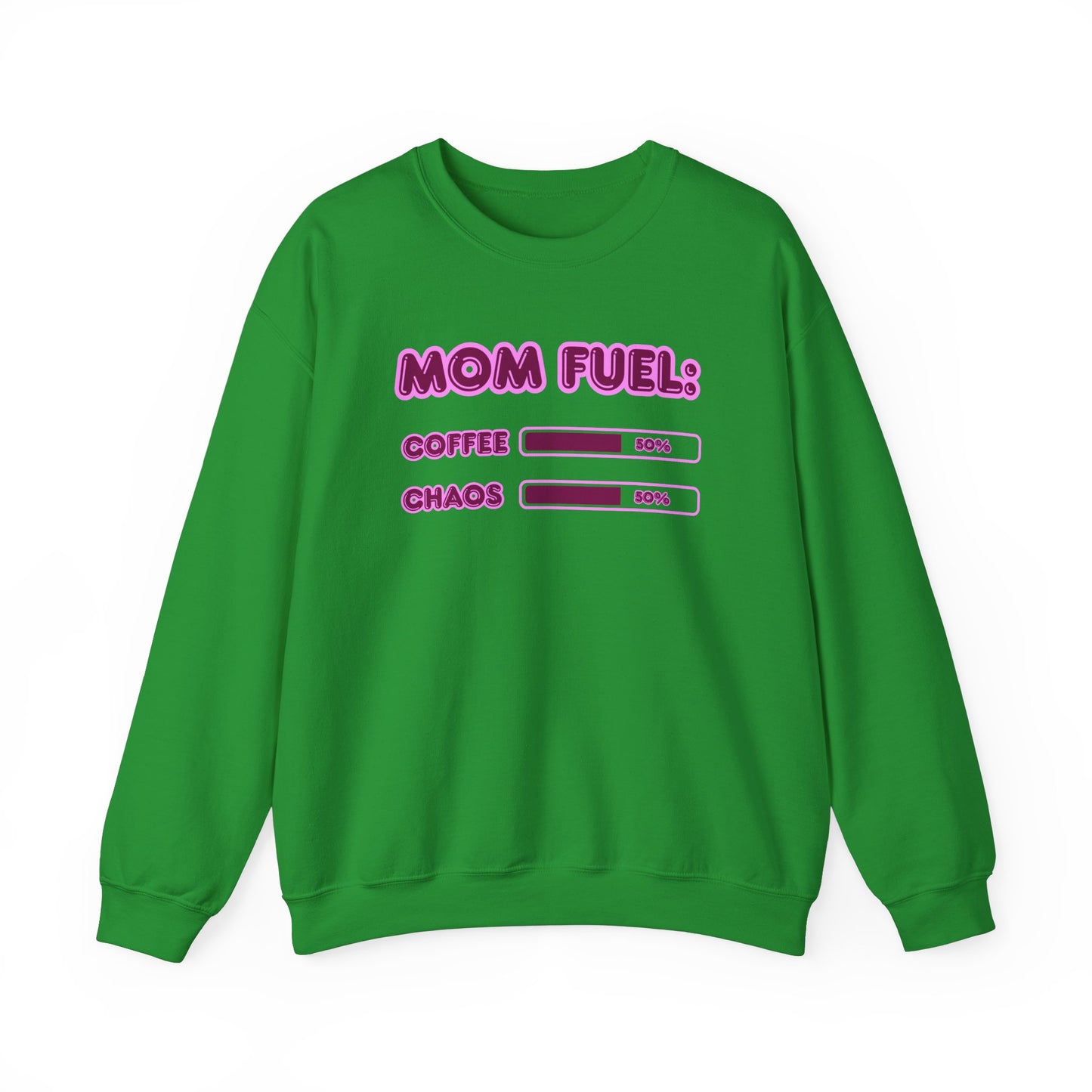 Mom Fuel Crewneck Sweatshirt - Comfortable and Fun Gift for Moms