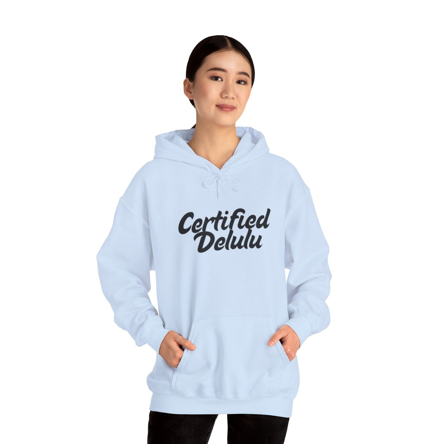 Certified Delulu Unisex Hoodie - Cozy Sweatshirt for Everyday Comfort
