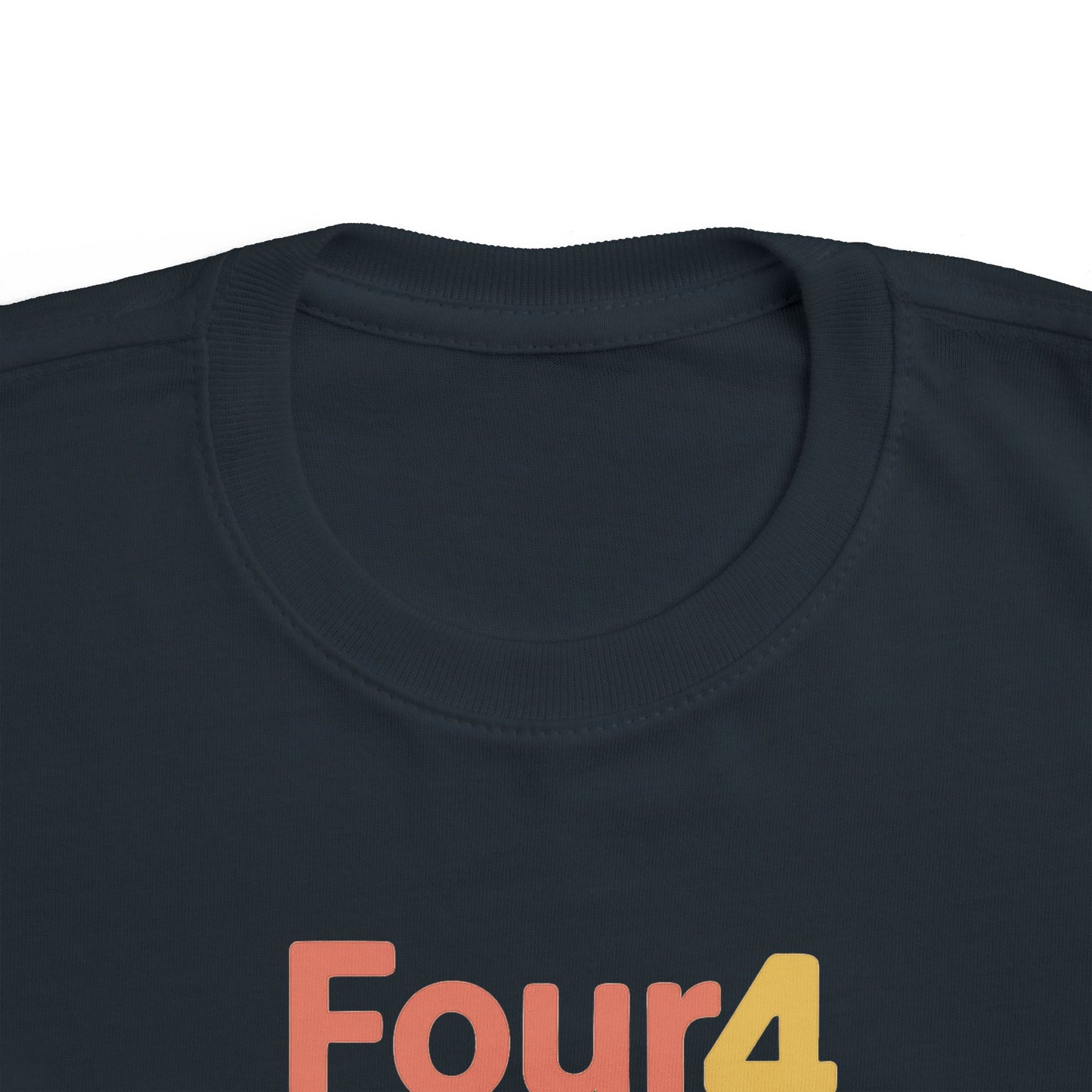 Fearless Toddler Tee - Four & Fearless Kids Shirt, Cute Kids Outfit, Birthday Gift, Toddler Clothes, Playful Party Wear