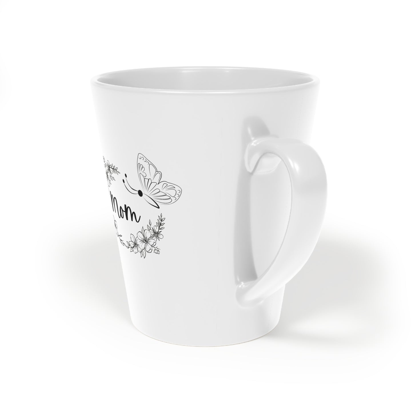 #1 Mom Latte Mug - 12oz Coffee Cup with Nutrition Facts Design