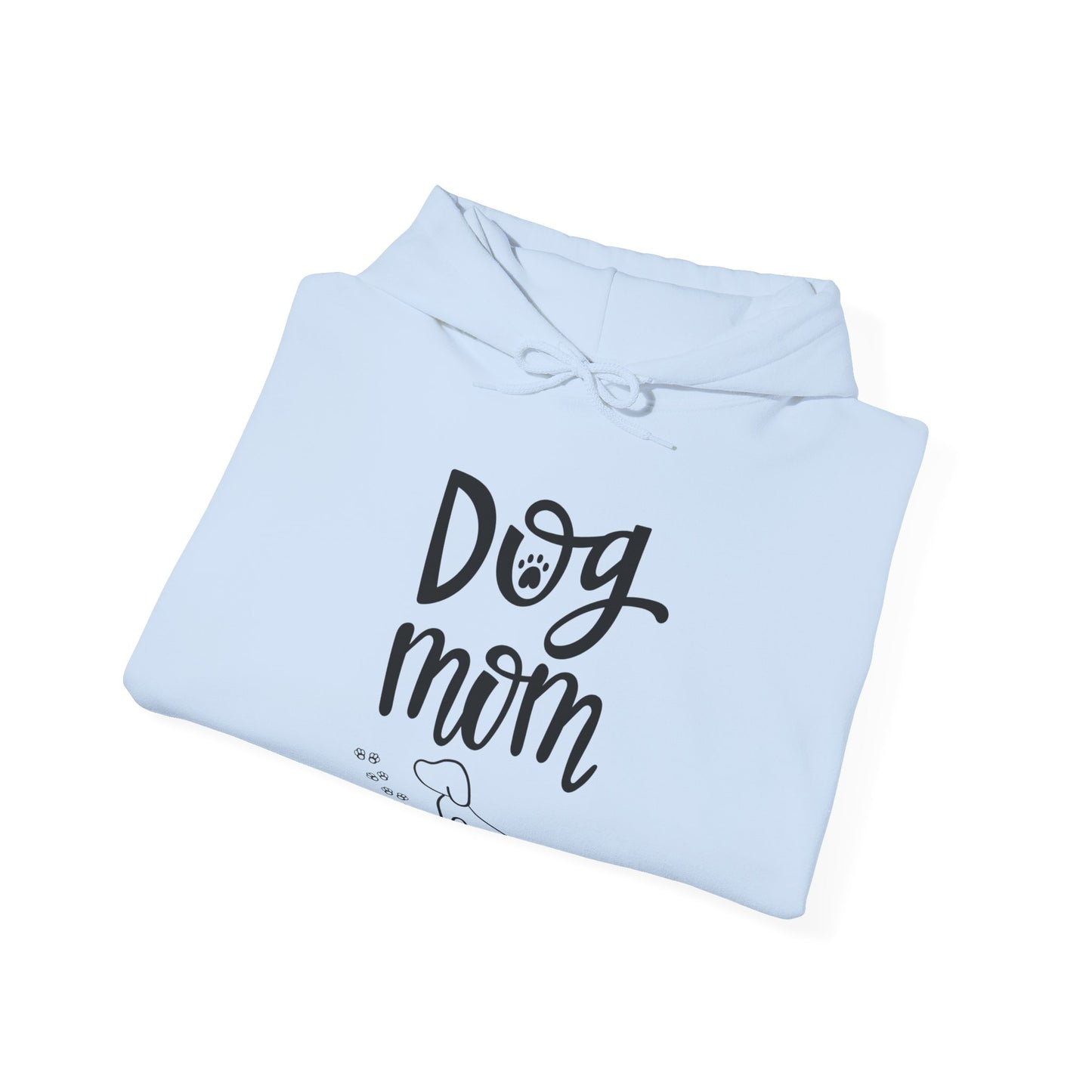 Dog Mom Hooded Sweatshirt, Cute Dog Lover Gift, Pet Owner Apparel, Cozy Sweatshirt for Dog Lovers, Animal Lover Hoodie
