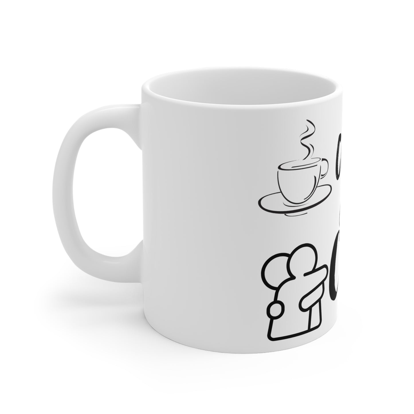 Coffee Chaos Cuddles Ceramic Mug - Perfect Gift for Coffee Lovers