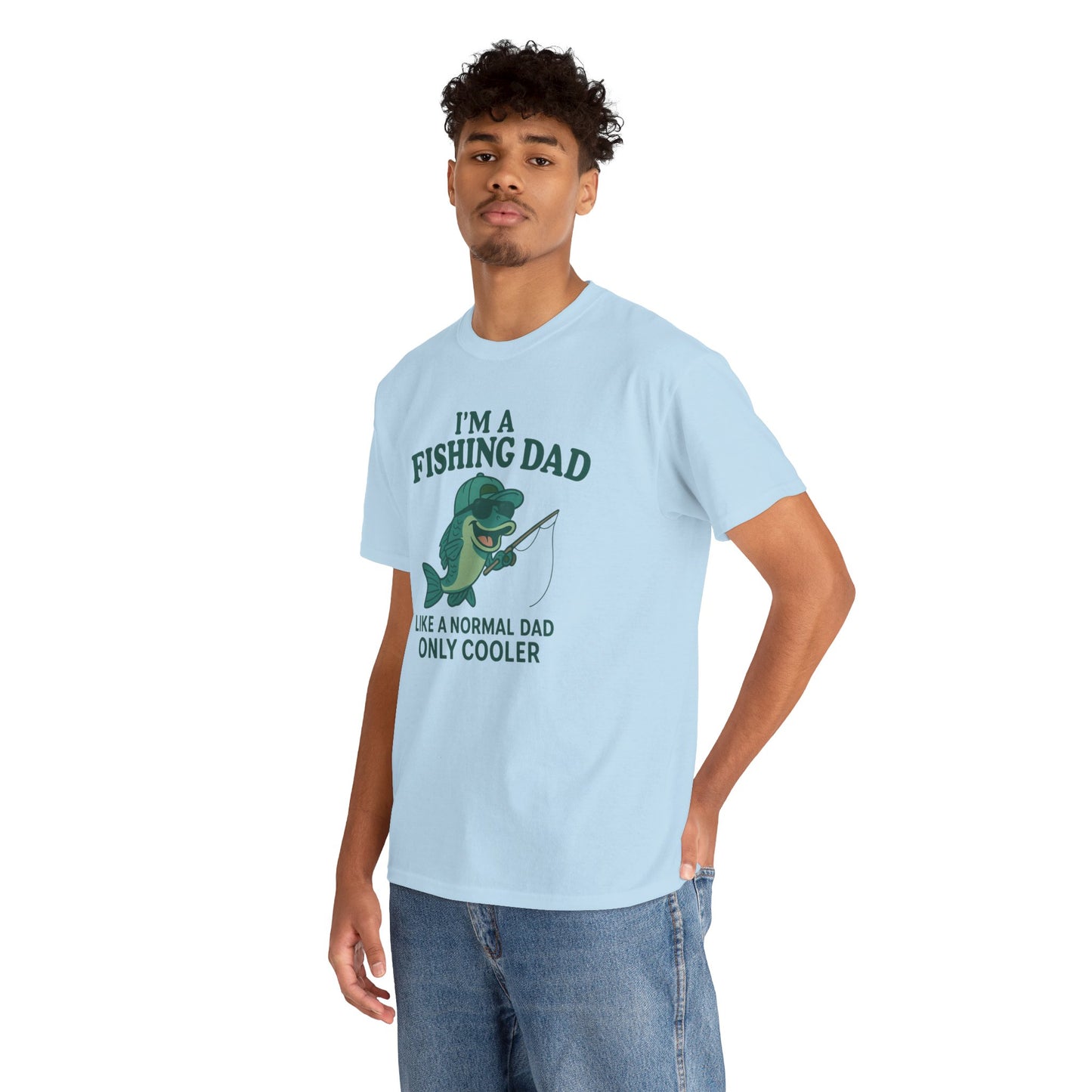 Fishing Dad Humor Tee - Perfect Gift for Father's Day, Fishing Enthusiasts, Casual Wear, Family Gatherings, Summer Fun