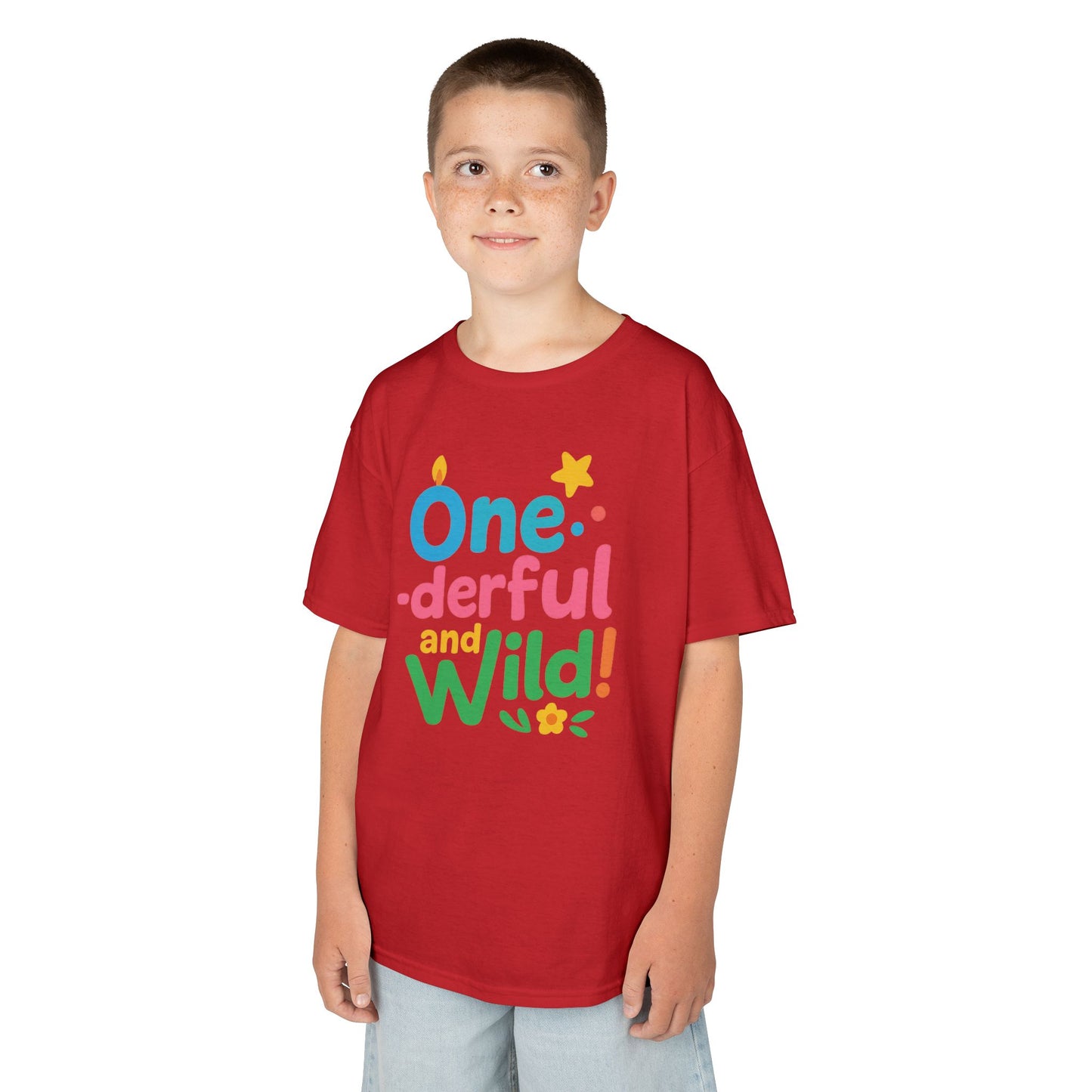 One-derful and Wild Kids Tee, Fun Birthday Gift, Toddler T-Shirt, Playful Cotton Shirt, Colorful Kids Apparel